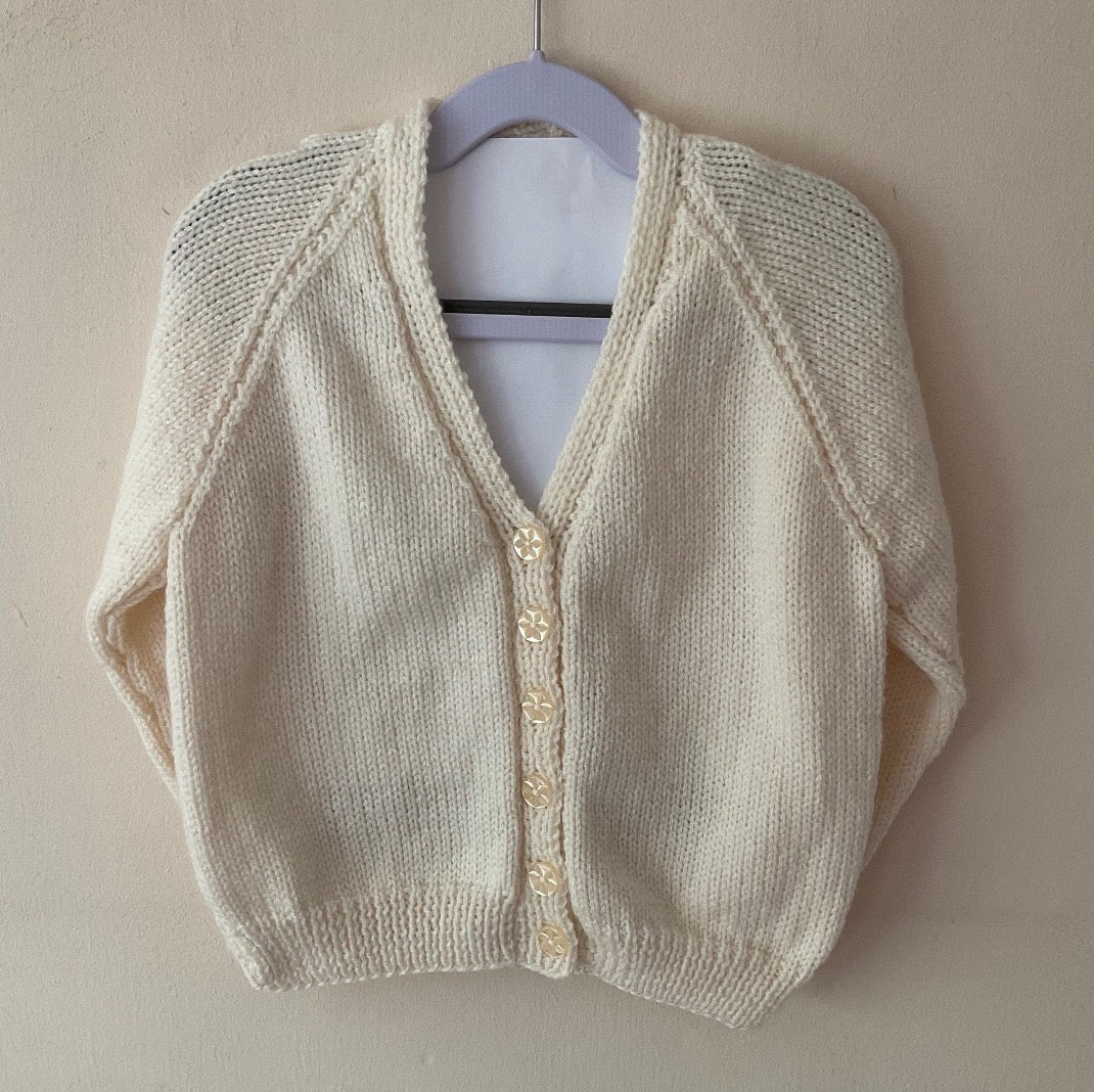 “Bloom” Handmade Cardigan Size Approx 4-6 Years
