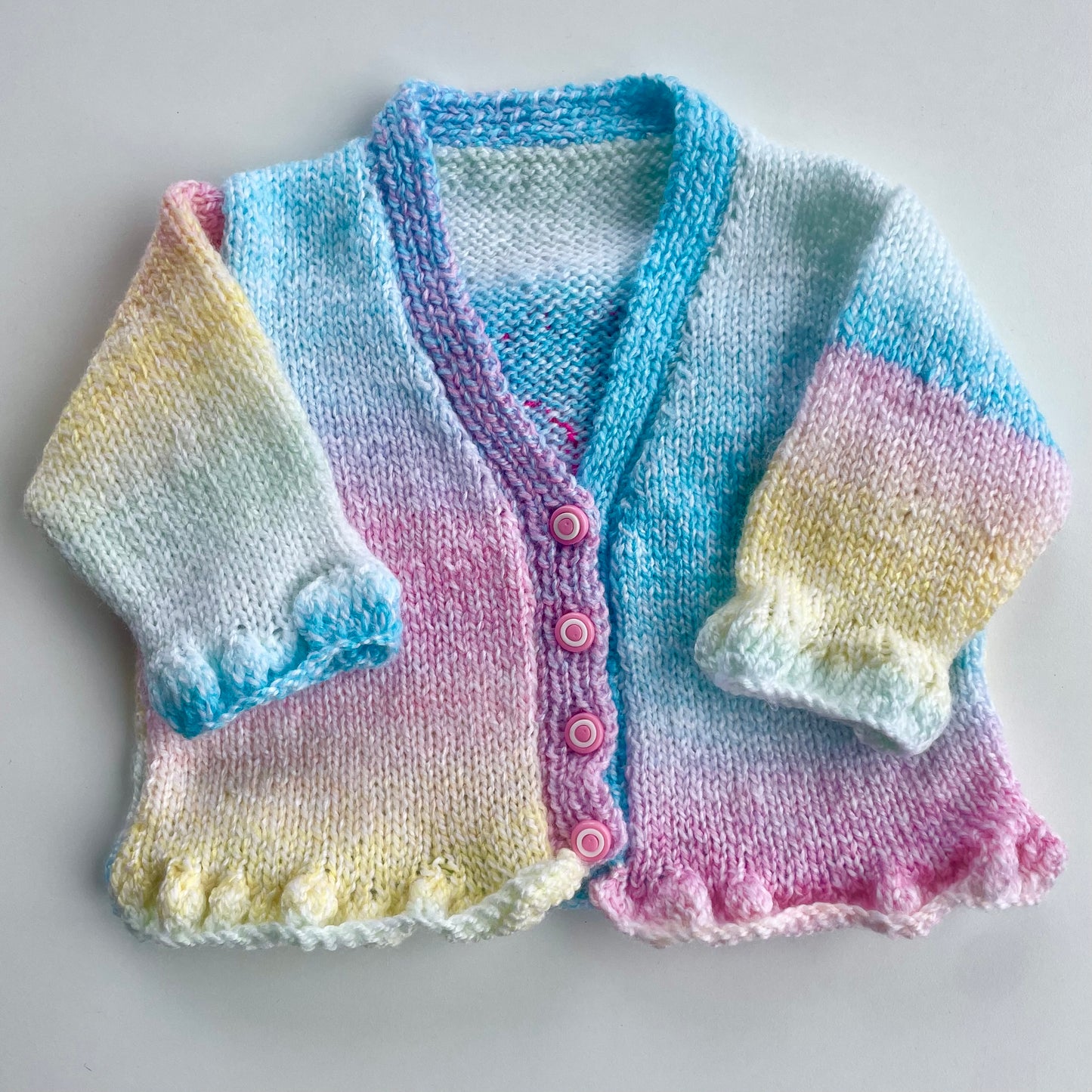 "Loved” Handmade Cardigan Size Approx 6-12 Months