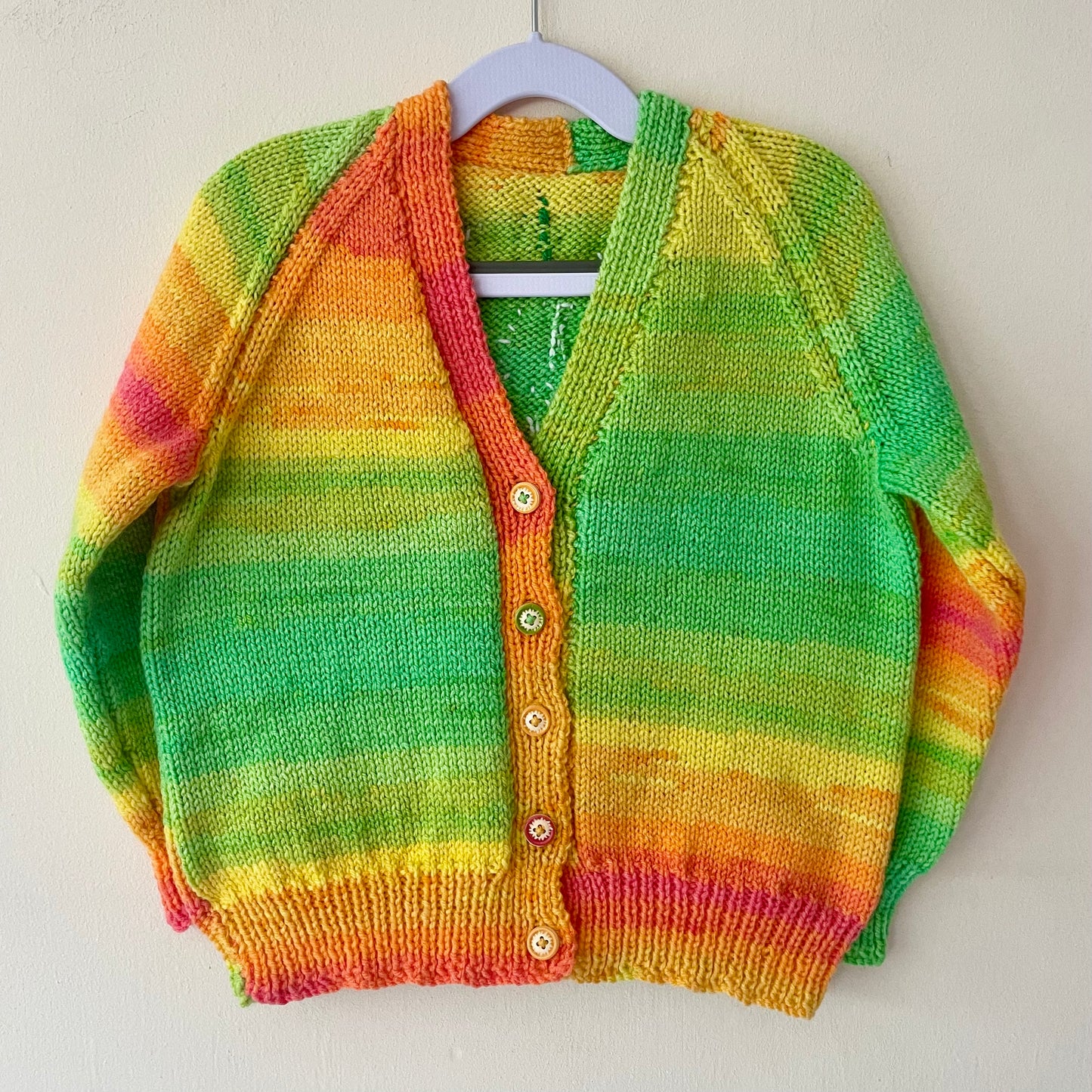 "Daisy Days" Handmade Cardigan Size Approx 4-5 Years