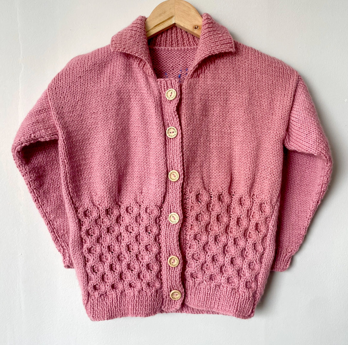 "I ♥️ London” Handmade Cardigan Size Approx 6-8 Years