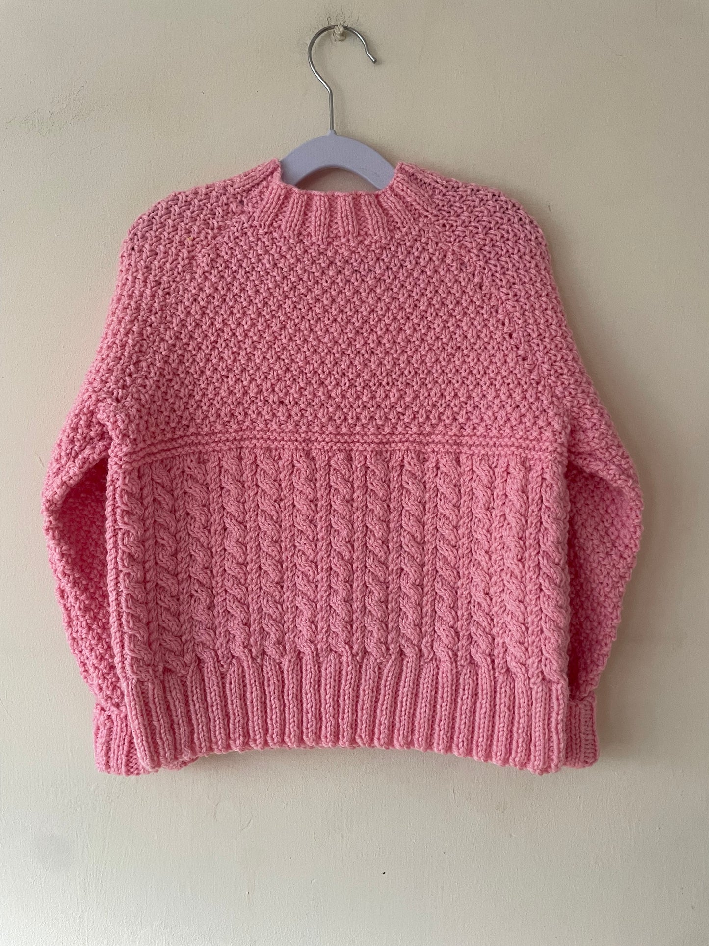 "Girl Power" Handmade Jumper Size Approx 4-6 Years