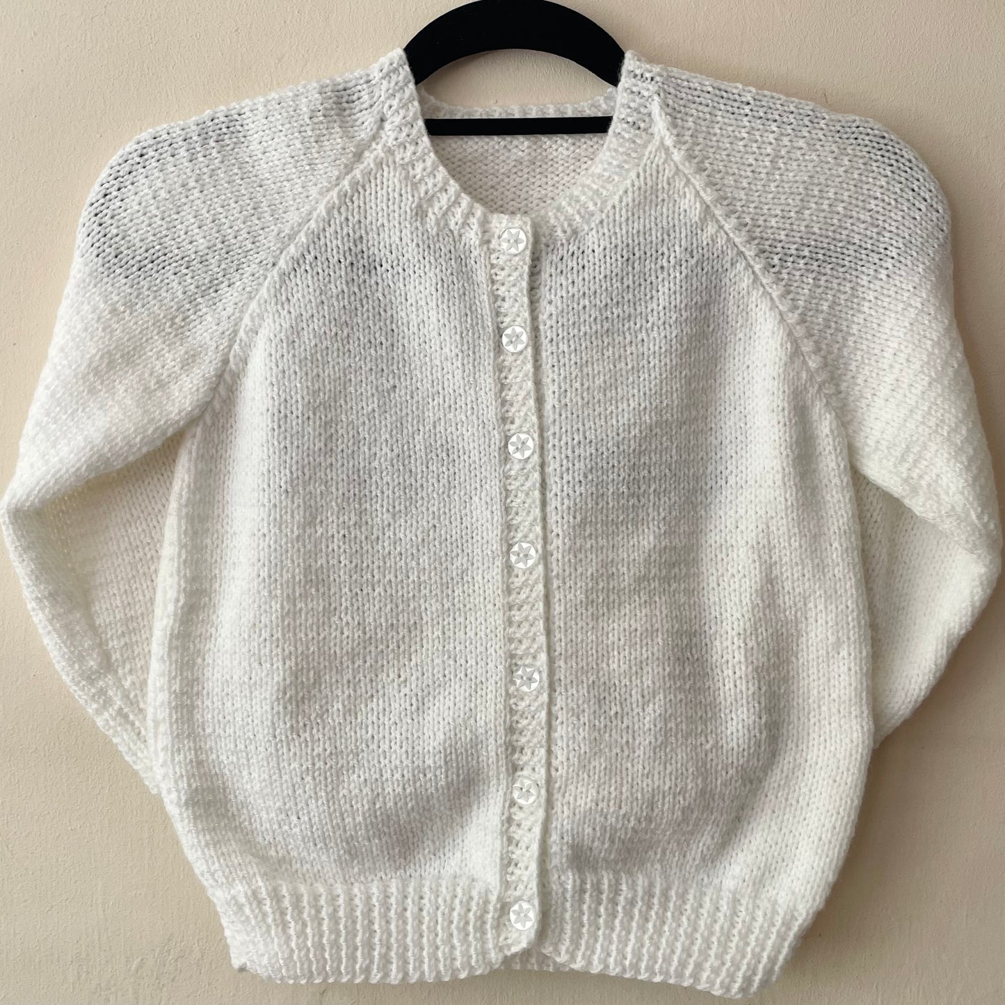 "What's Up Buttercup?” Handmade Cardigan Size Approx 5-7 Years