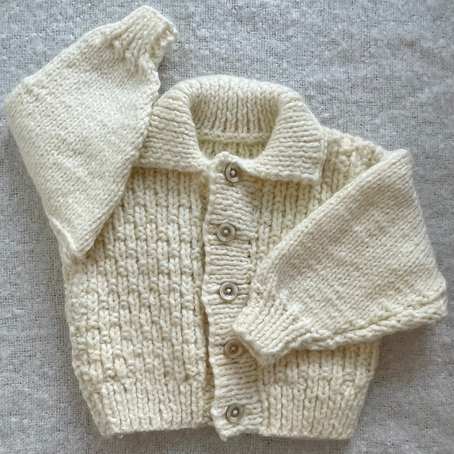 "APRES SKI" Handmade Cardigan Size Approx 4-5 Years