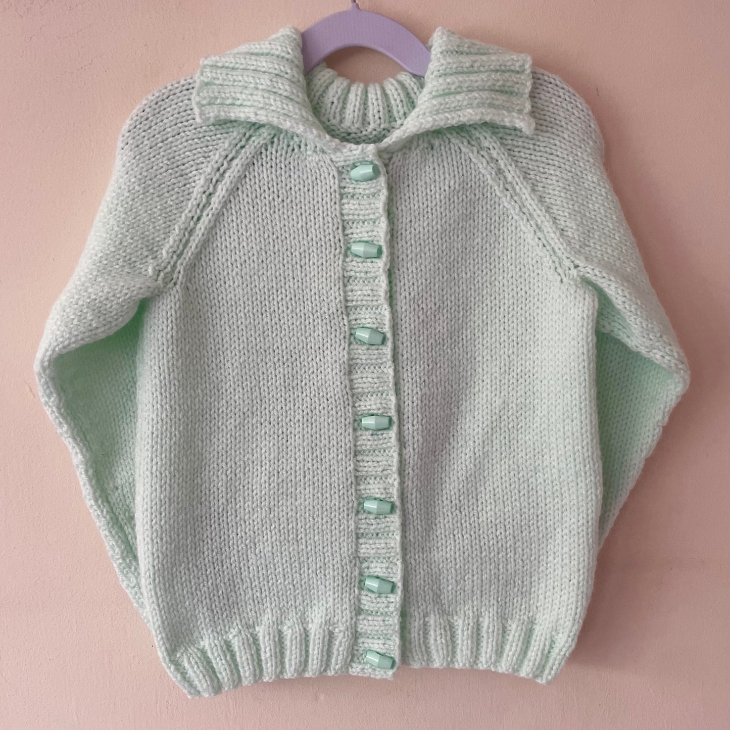 "Cosy Days" Handmade Cardigan Size Approx 3-5 Years