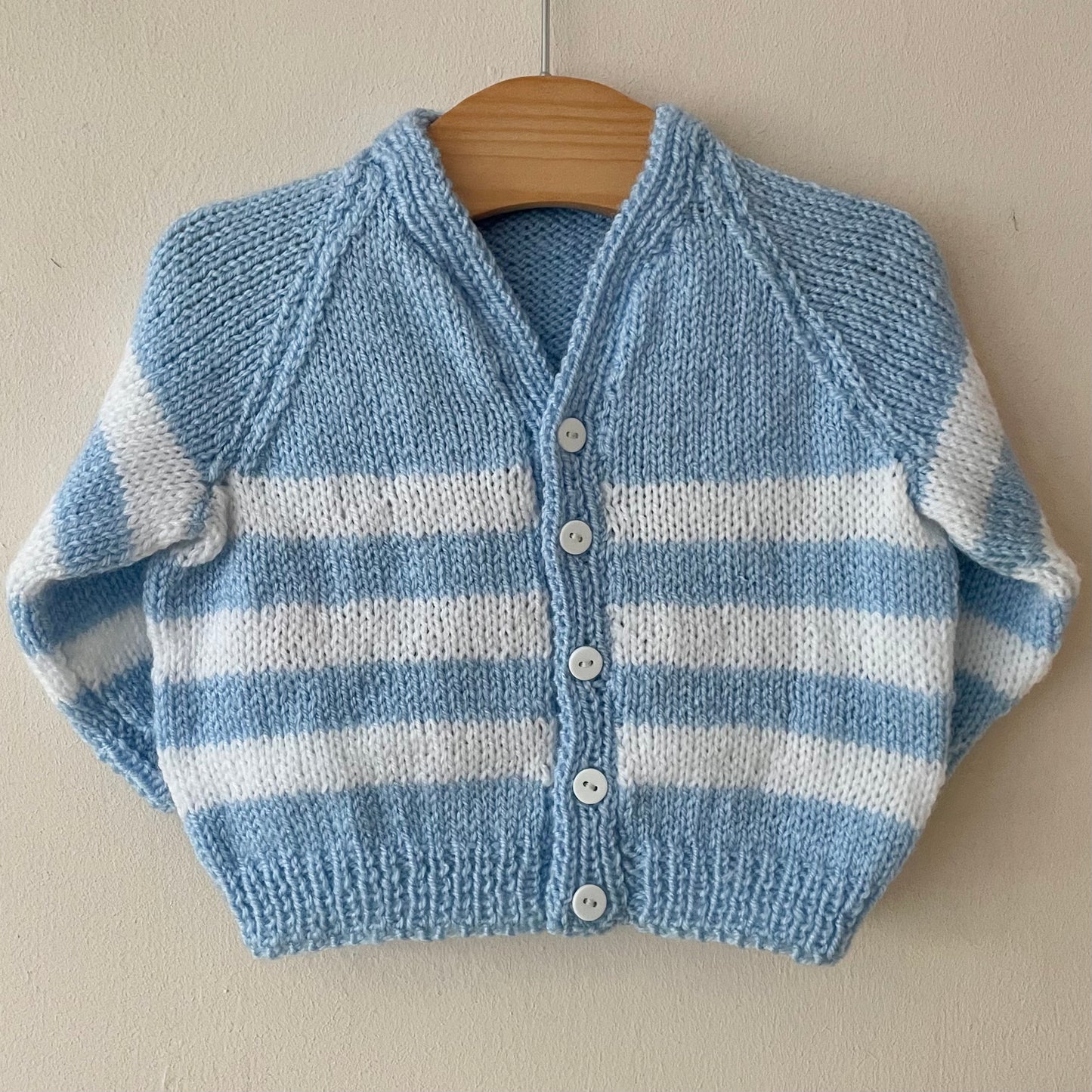 "C'est La Vie" Handmade Cardigan Size Approx 6-12 Months