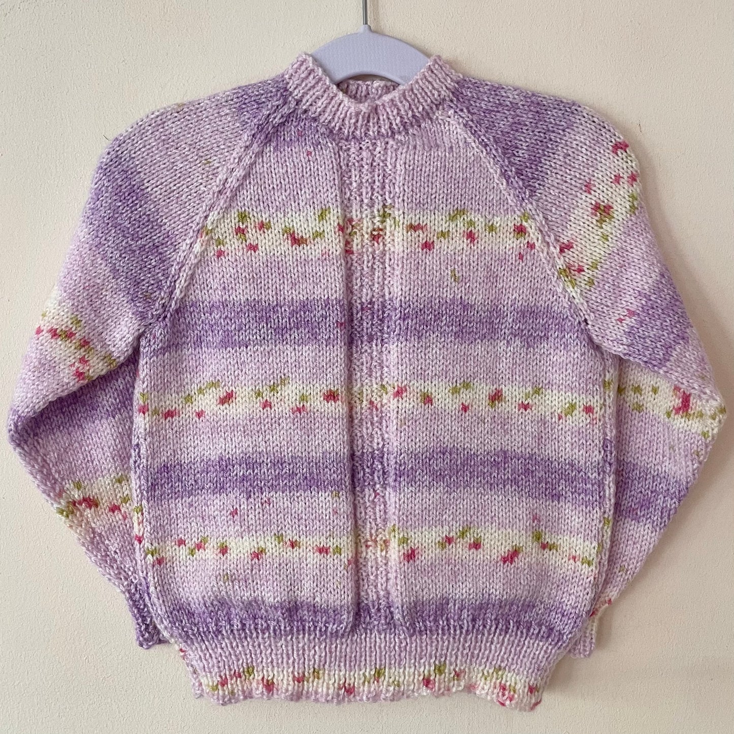 "Grow Your Own Way" Handmade Jumper Size Approx 2-3 Years