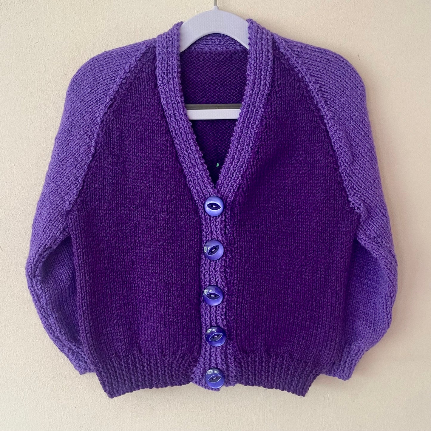 "Eek!" Handmade Cardigan Size Approx 3-4 Years