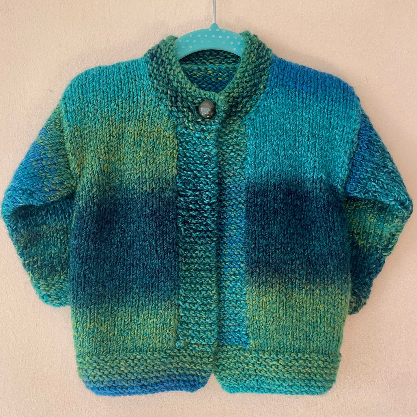 "Pumpkin Pie” Handmade Cardigan Size Approx 1-2 Years