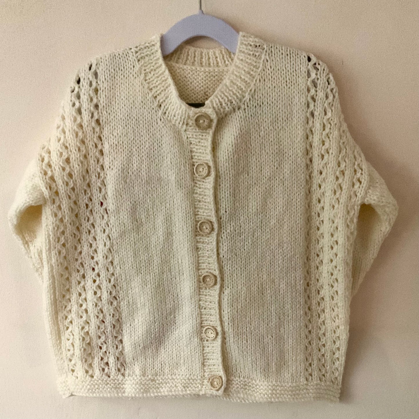 "Rockin’ Around” Handmade Cardigan Size Approx 6-8 Years