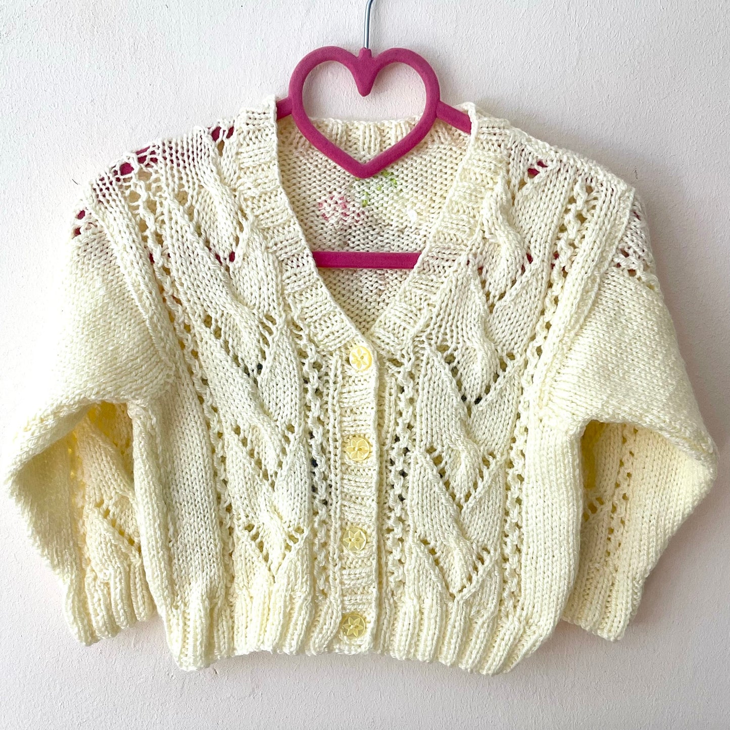 "Ice Cream Club” Handmade Cardigan Size Approx 1-2 Years