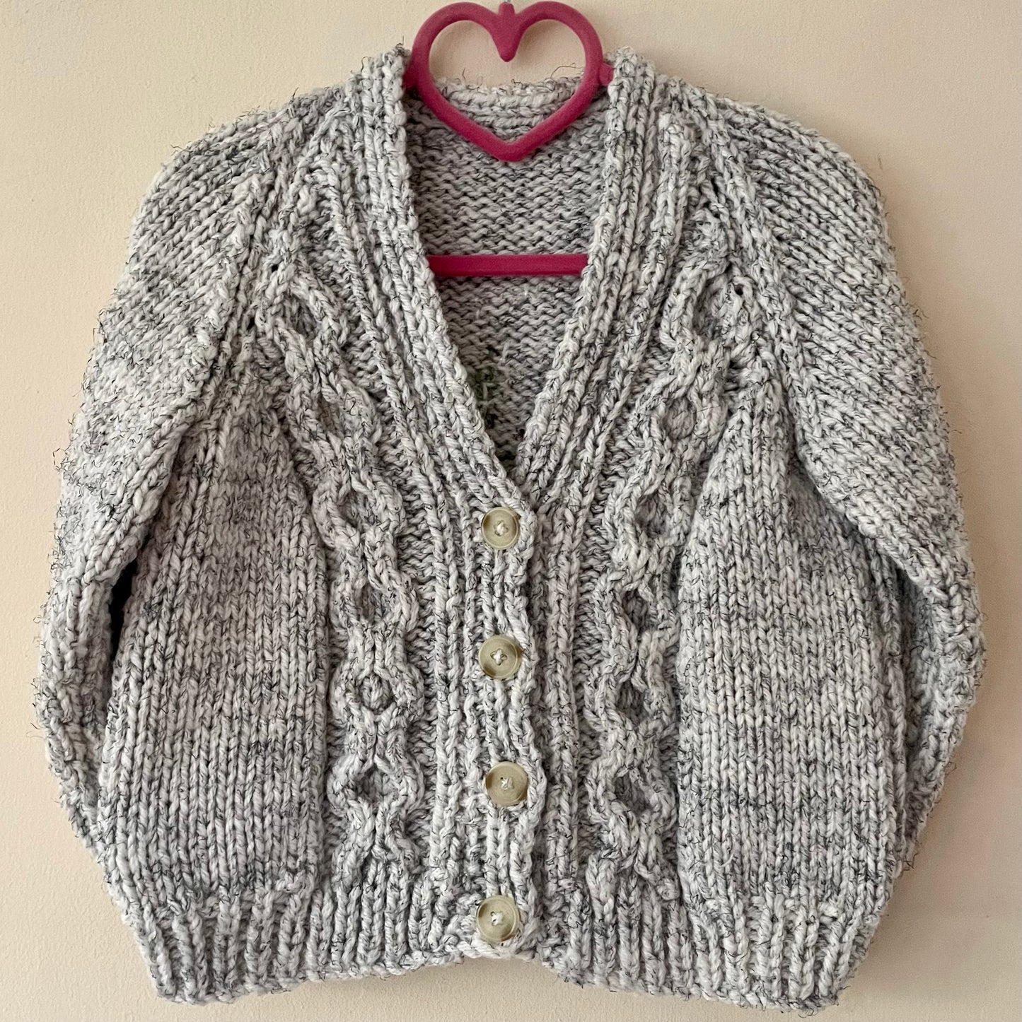 "'Tis The Season" Handmade Cardigan Size Approx 3-4 Years
