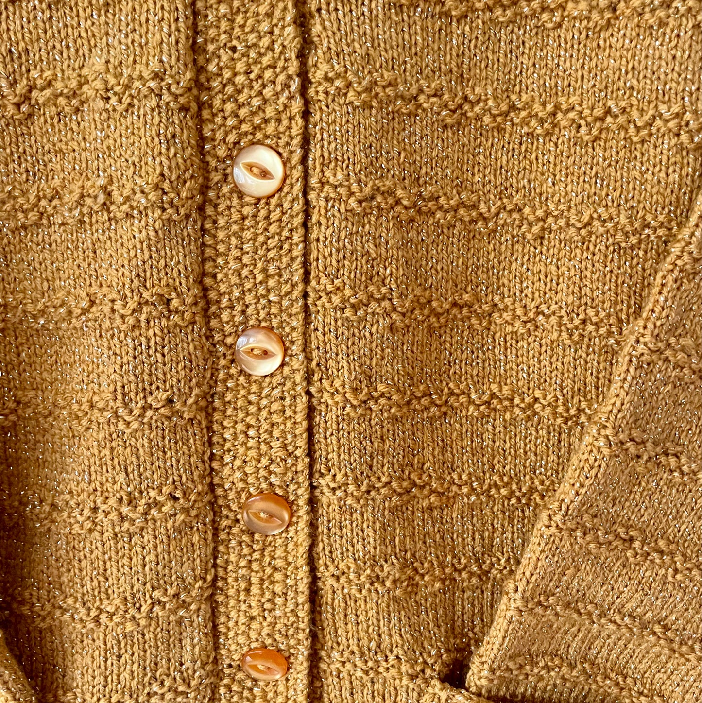 “You Go Glen Coco” Ladies Handmade Cardigan Size Approx UK 10-12