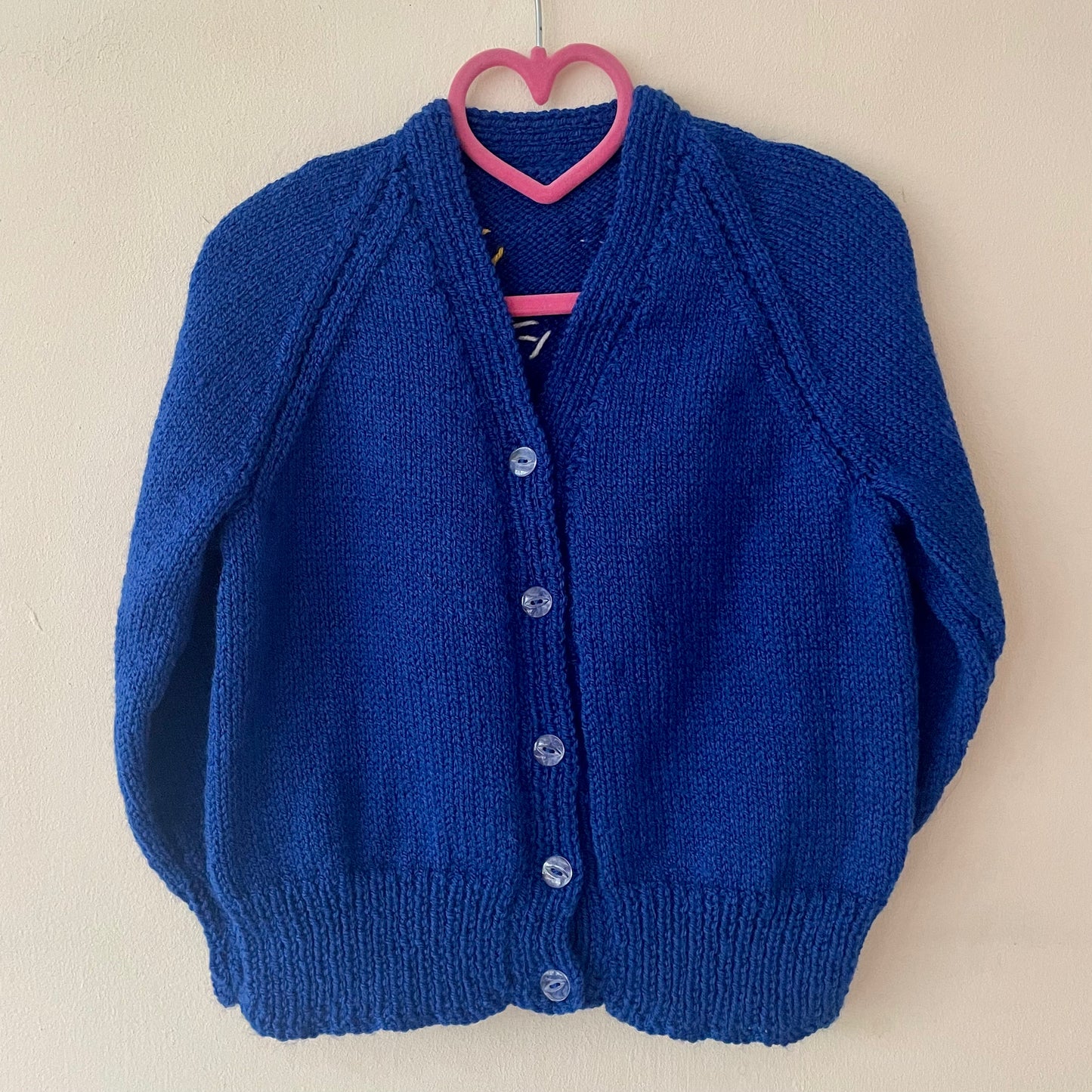 "Silent Night" Handmade Cardigan Size Approx 2-3 Years