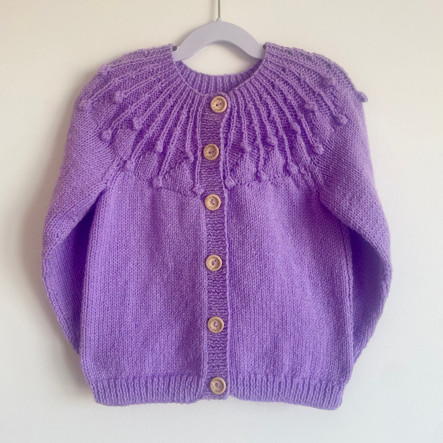 "BOOtiful” Handmade Cardigan Size Approx 3-4 Years