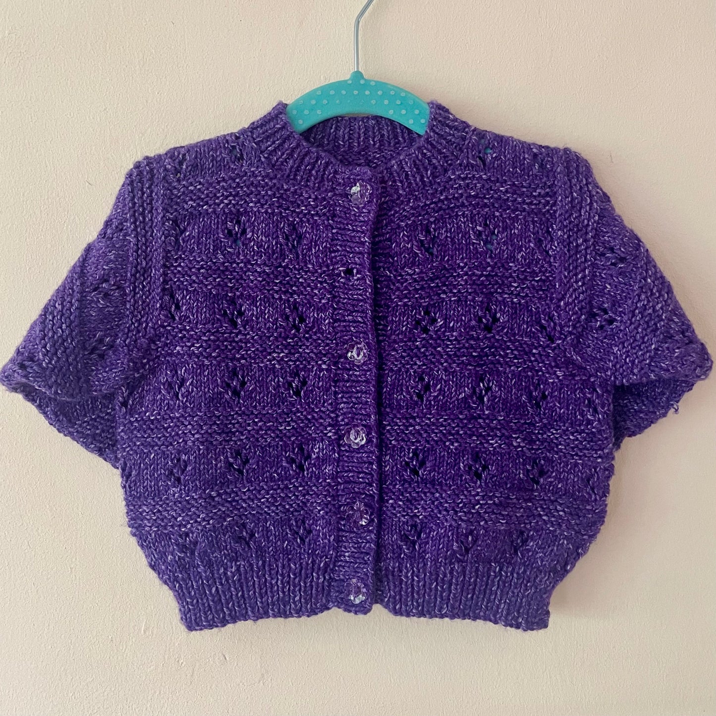"eek!” Handmade Cardigan Size Approx 1-2 Years