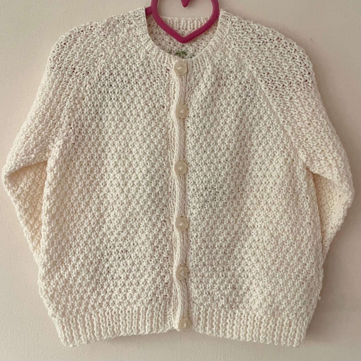 "Rockin' Around" Handmade Cardigan Size Approx 3-4 Years