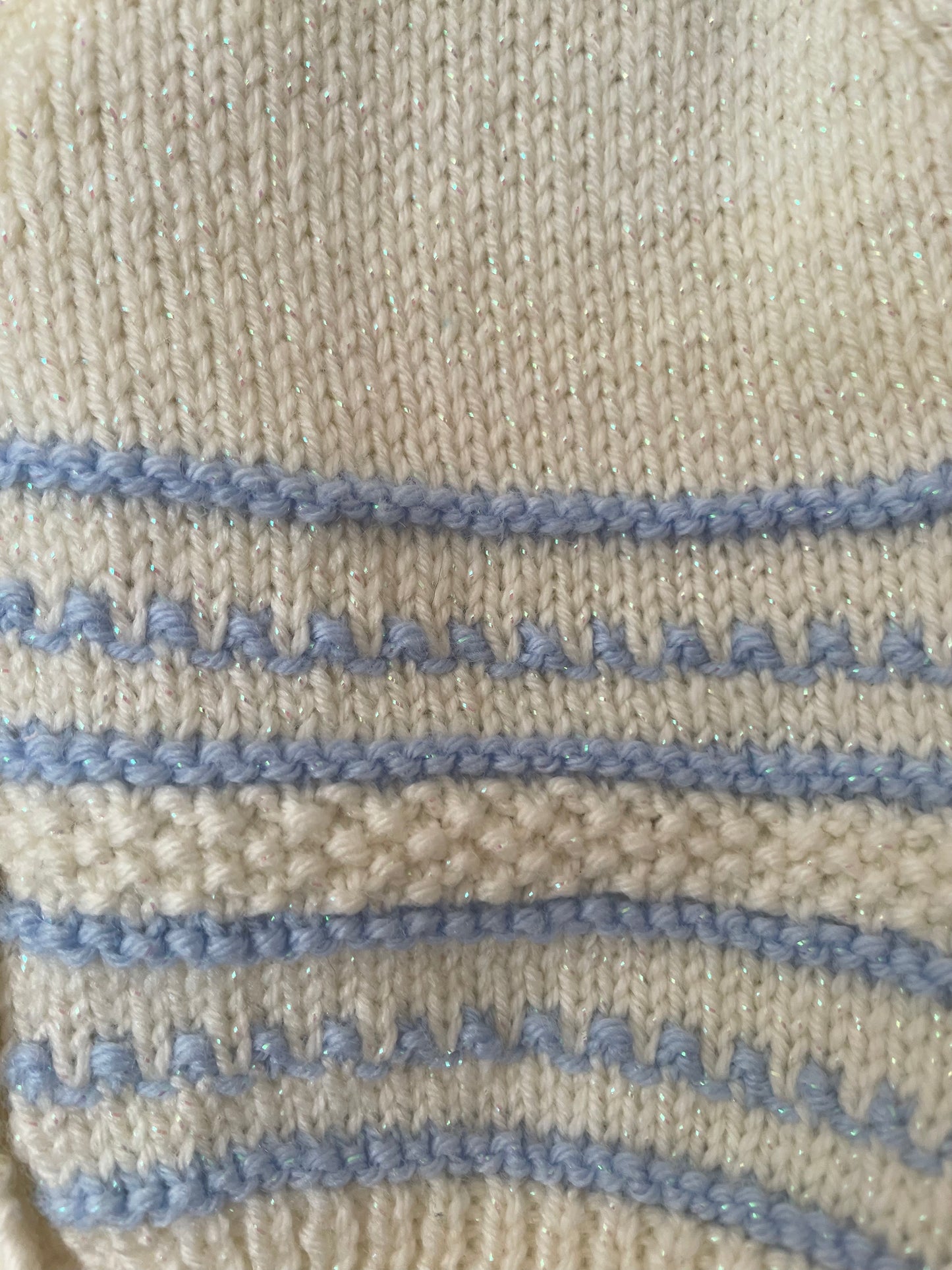 "Hello" Handmade Duck Cardigan Size Approx 0-3 Months