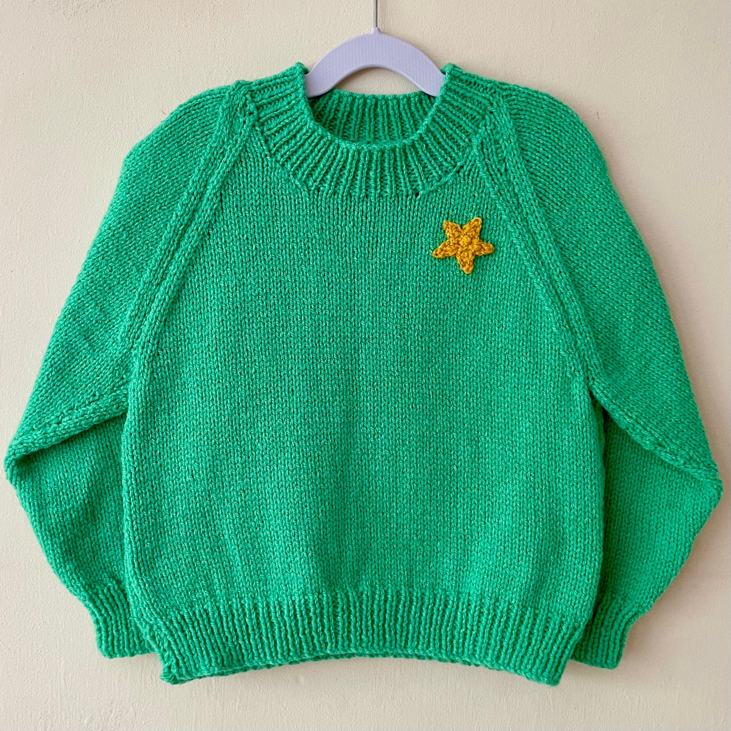 "Always A Star" Handmade Jumper Size Approx 4-6 Years