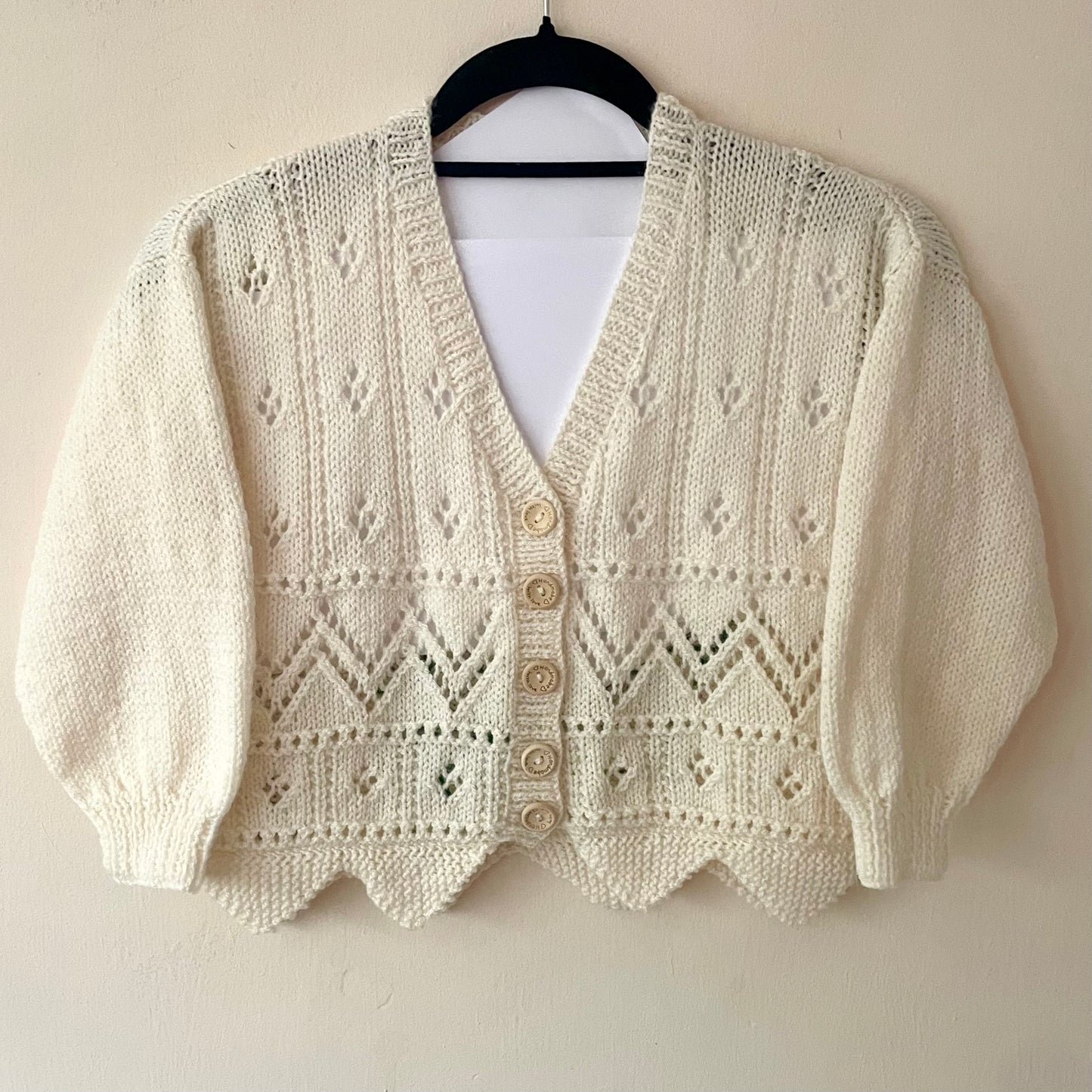 "'Tis The Season” Handmade Cardigan Size Approx 5-7 Years