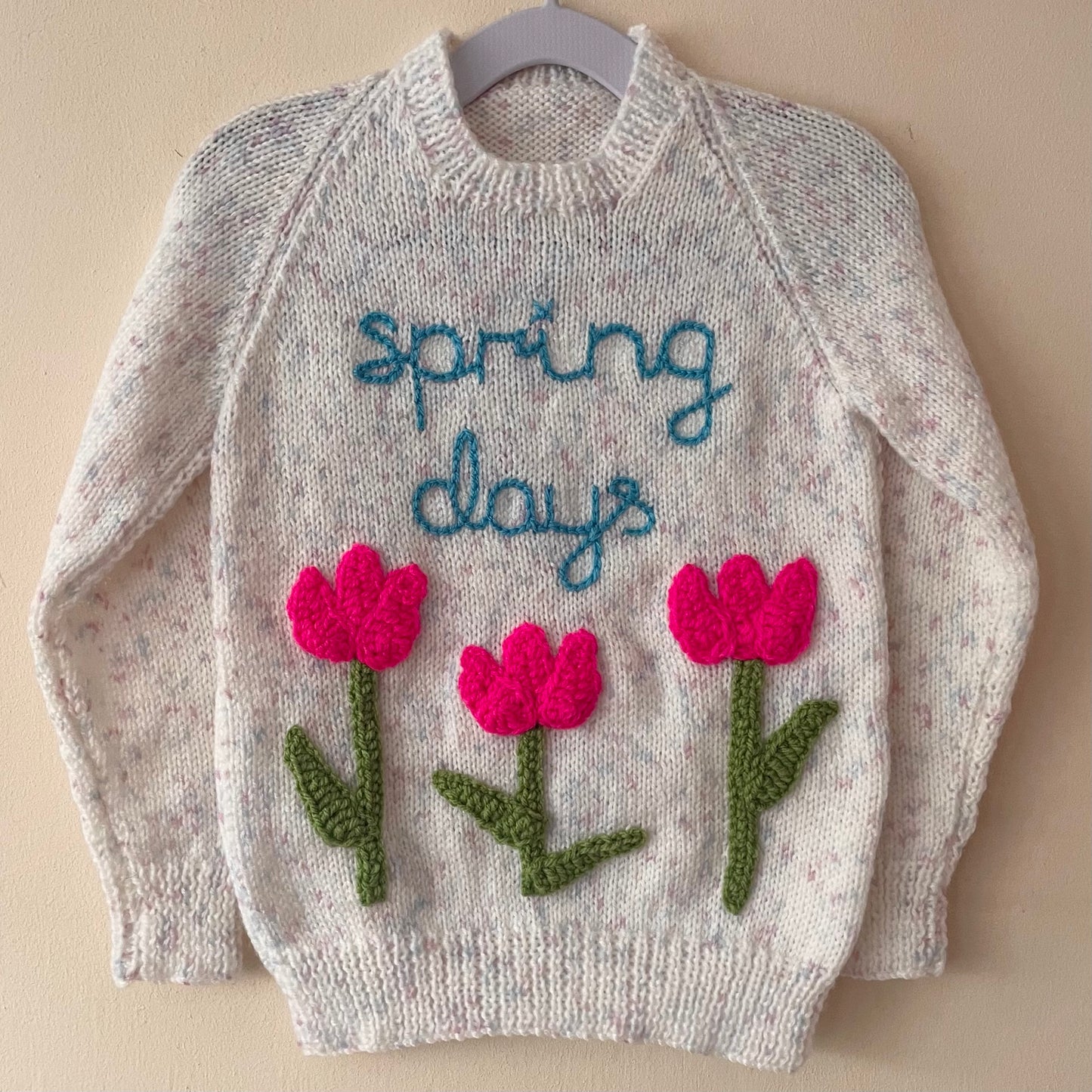 "Spring Days" Handmade Jumper Size Approx 2-4 Years