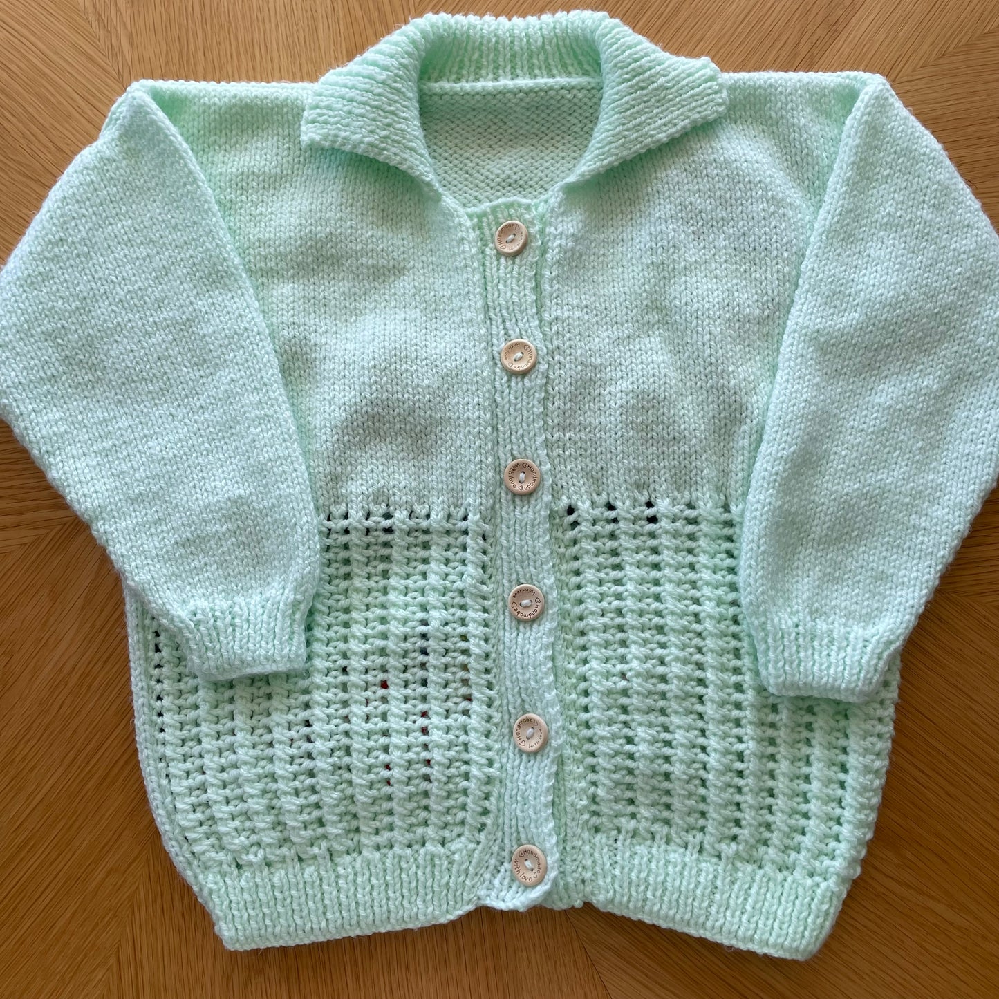 "I ♥️ Amsterdam” Handmade Cardigan Size Approx 7-9 Years