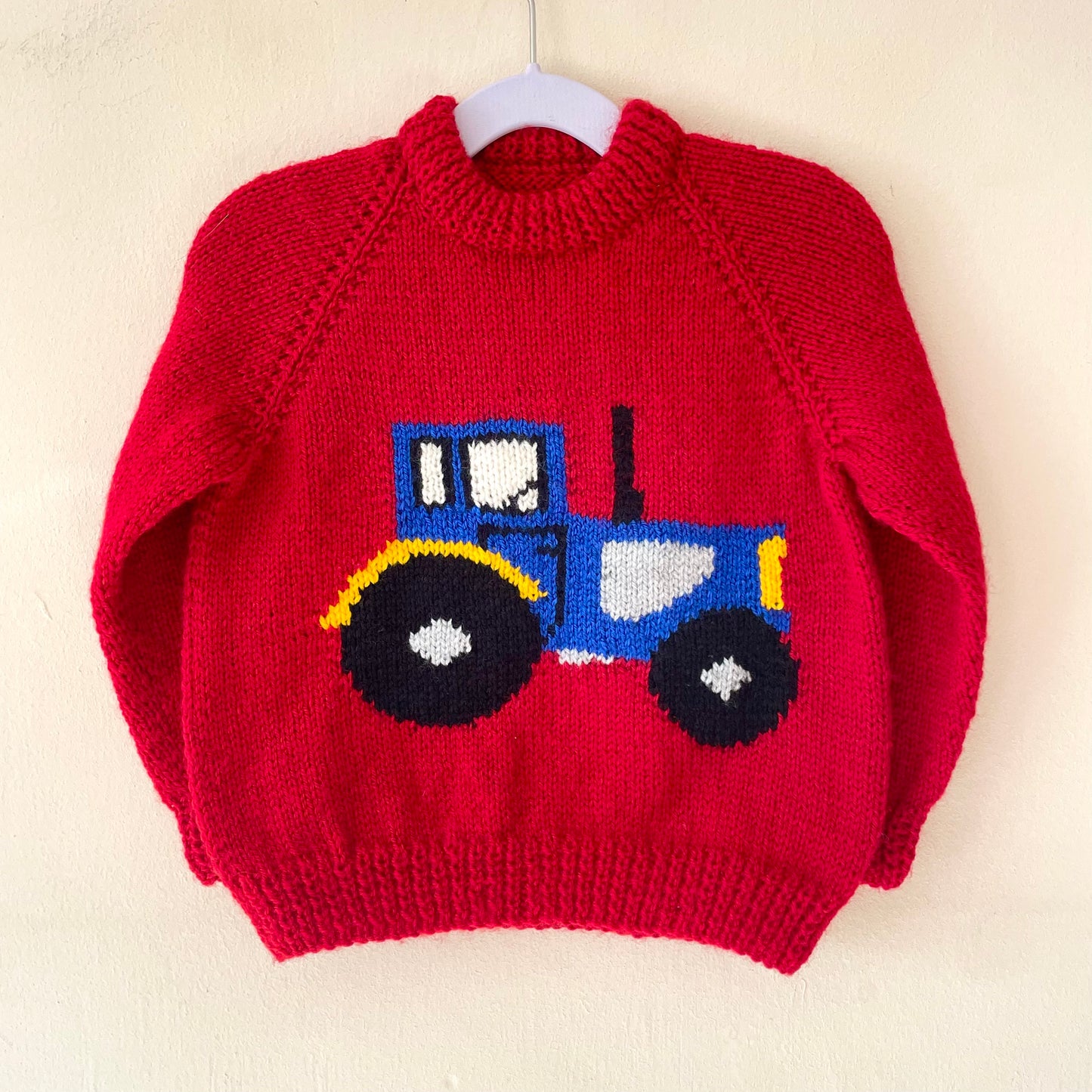 "Baa Baa" Handmade Jumper Size Approx 3-4 Years
