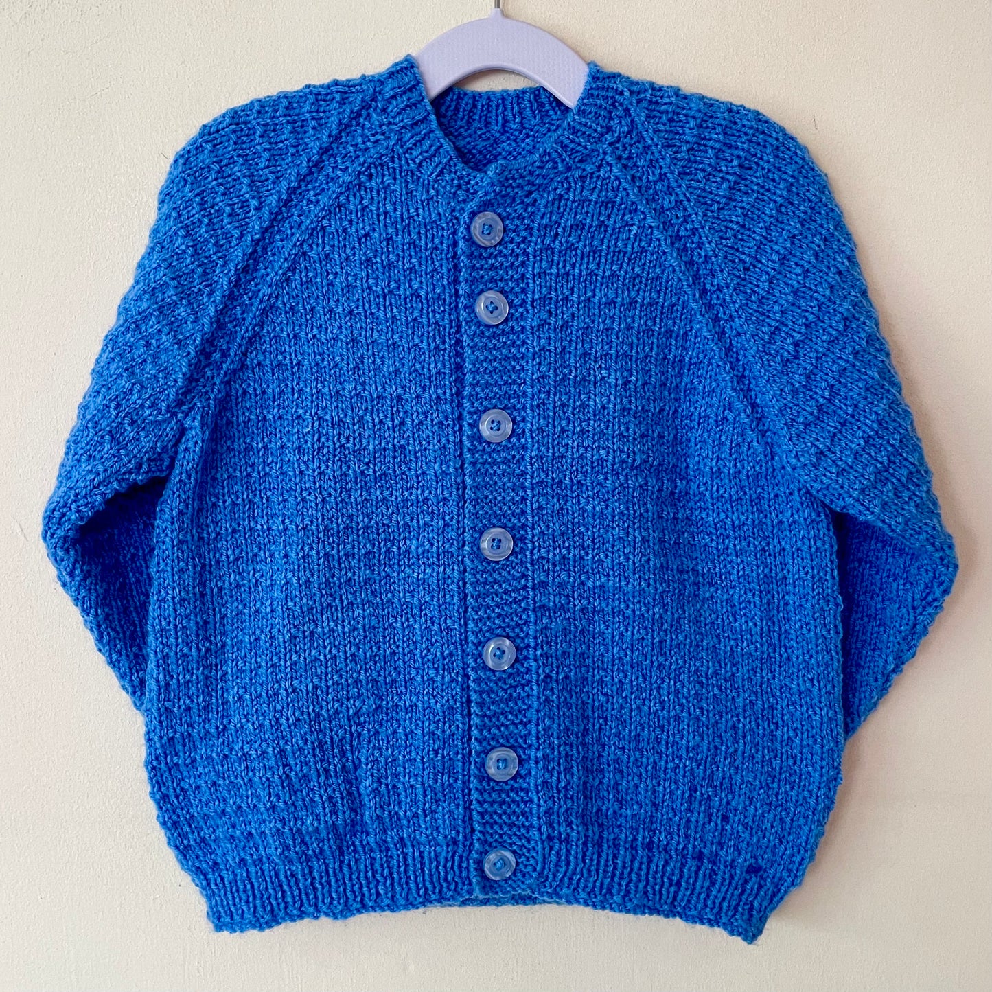 "Oi Frog!" Handmade Cardigan Size Approx 3-4 Years