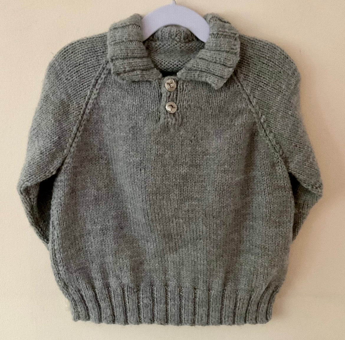 "Let's Go" Handmade Jumper Size Approx 3-5 Years