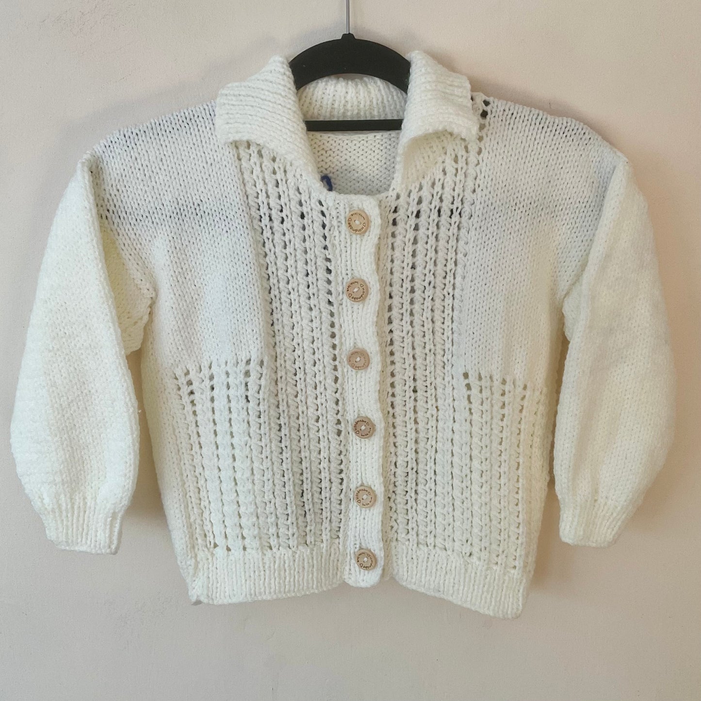 "Pumpkin Season" Handmade Cardigan Size Approx 4-6 Years