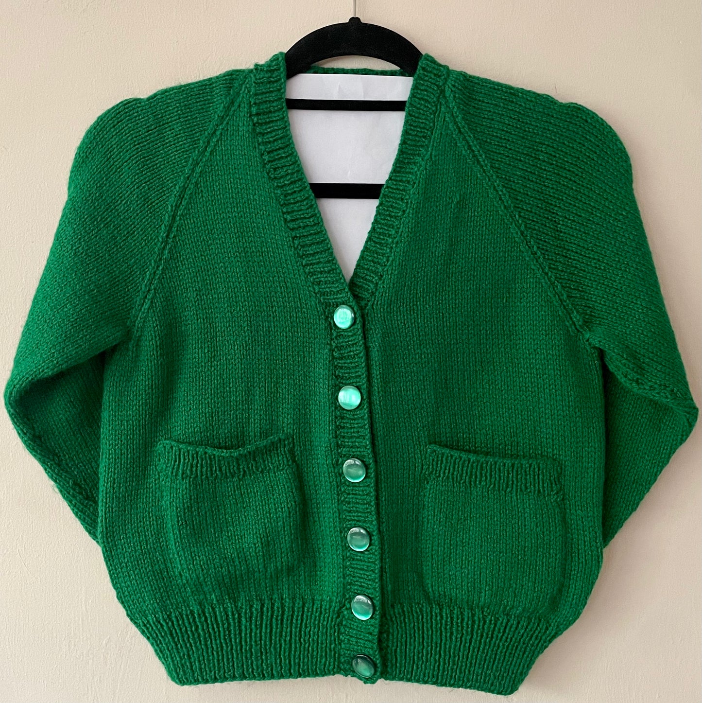 "You Go Glen Coco" Handmade Cardigan Size Approx 6-8 Years