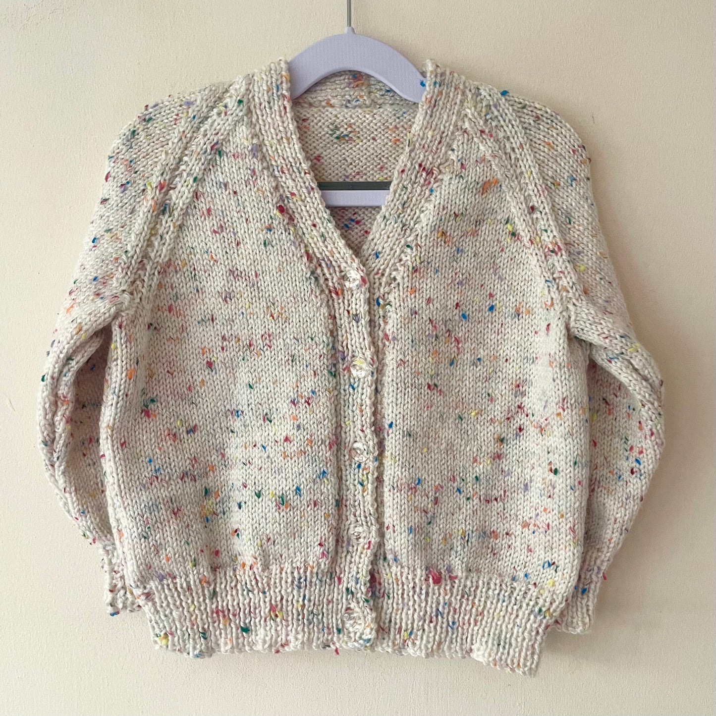 "Tis The Season” Handmade Cardigan Size Approx 3-4 Years
