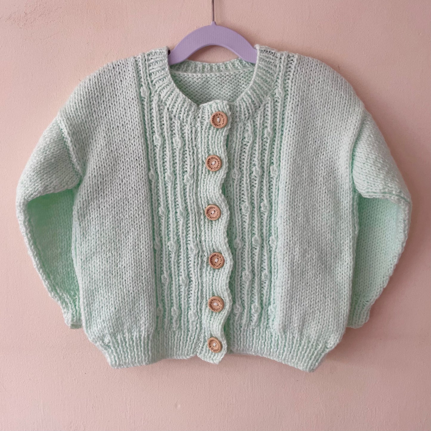 "Goldilocks” Handmade Cardigan Size Approx 3-5 Years