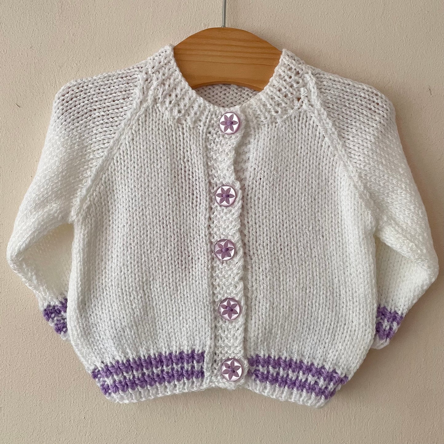 "Mon Bebe" Handmade Cardigan Size Approx 0-3 Months