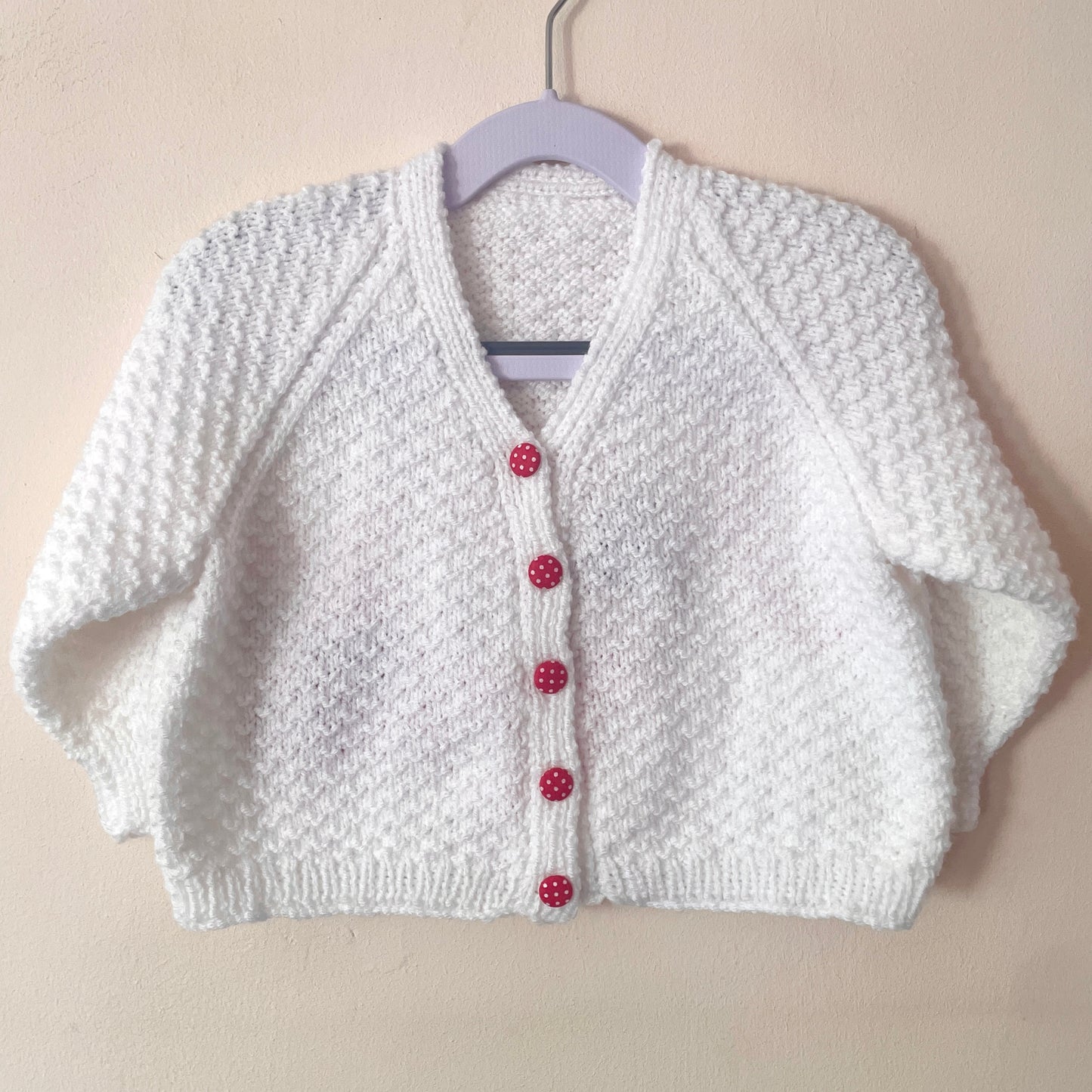 “Love Bug” Handmade Cardigan Size Approx 1-2 Years