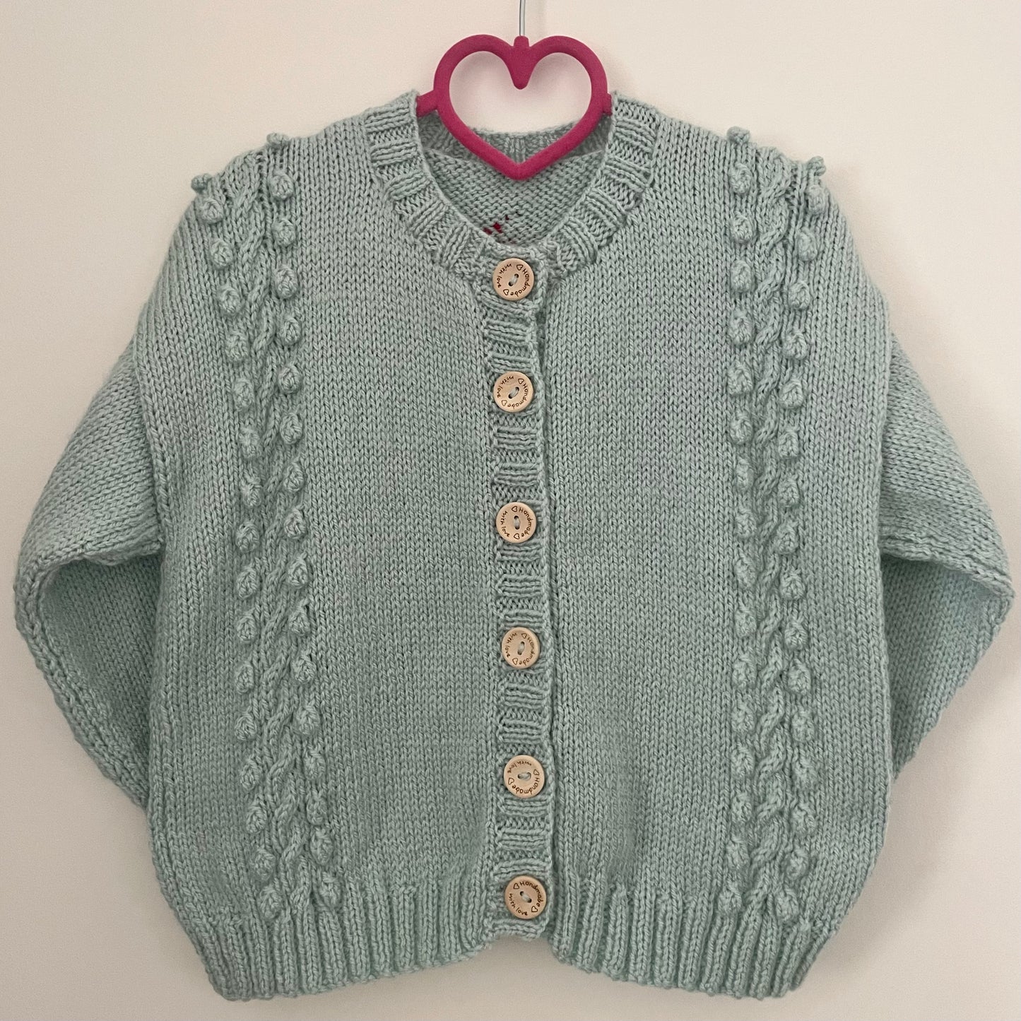 "Puddle Jumper" Handmade Cardigan Size Approx 4-6 Years