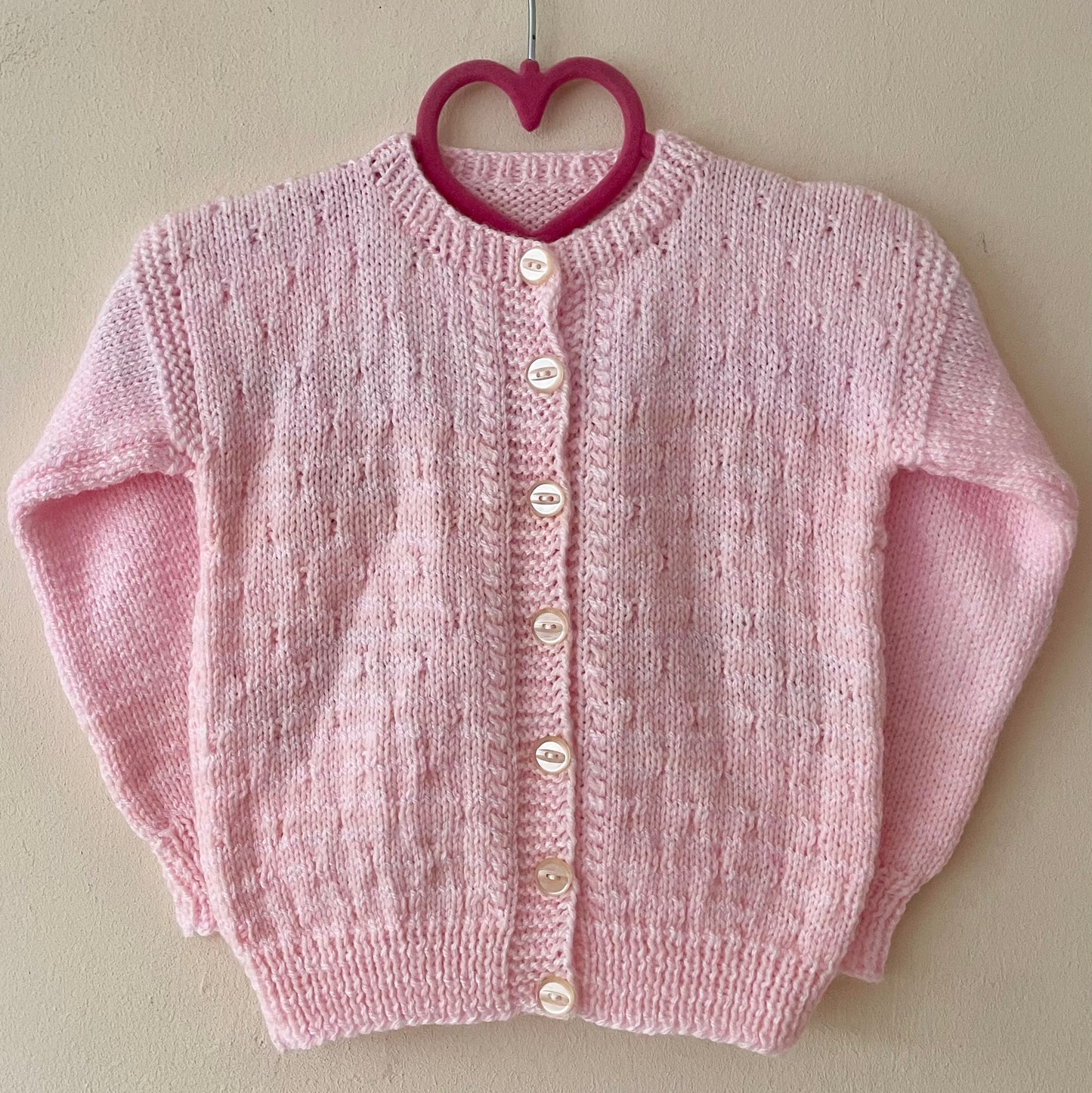 "Cute As Can Be" Handmade Cardigan Size Approx 1-2 Years