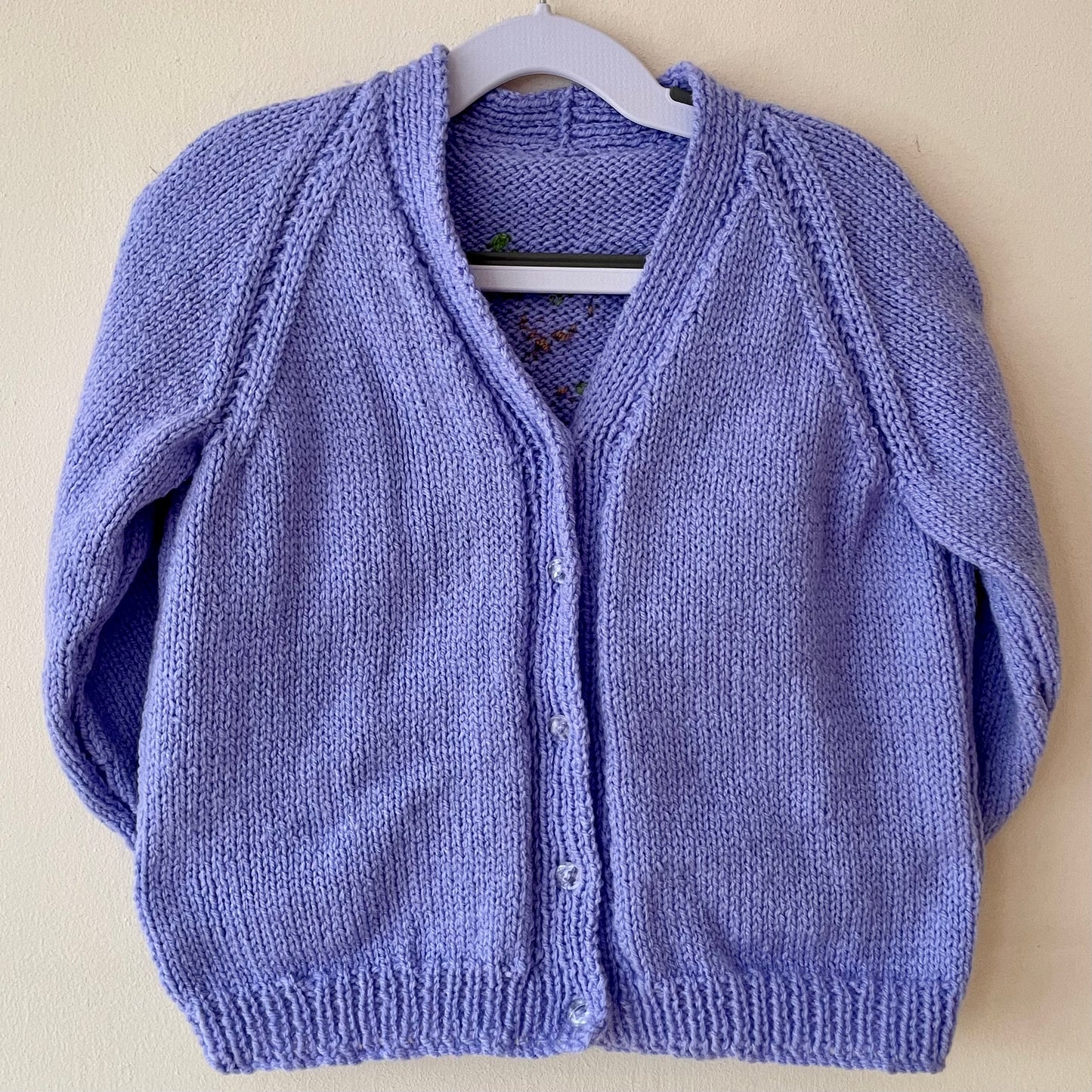 "On A Bear Hunt" Handmade Cardigan Size Approx 3-5 Years