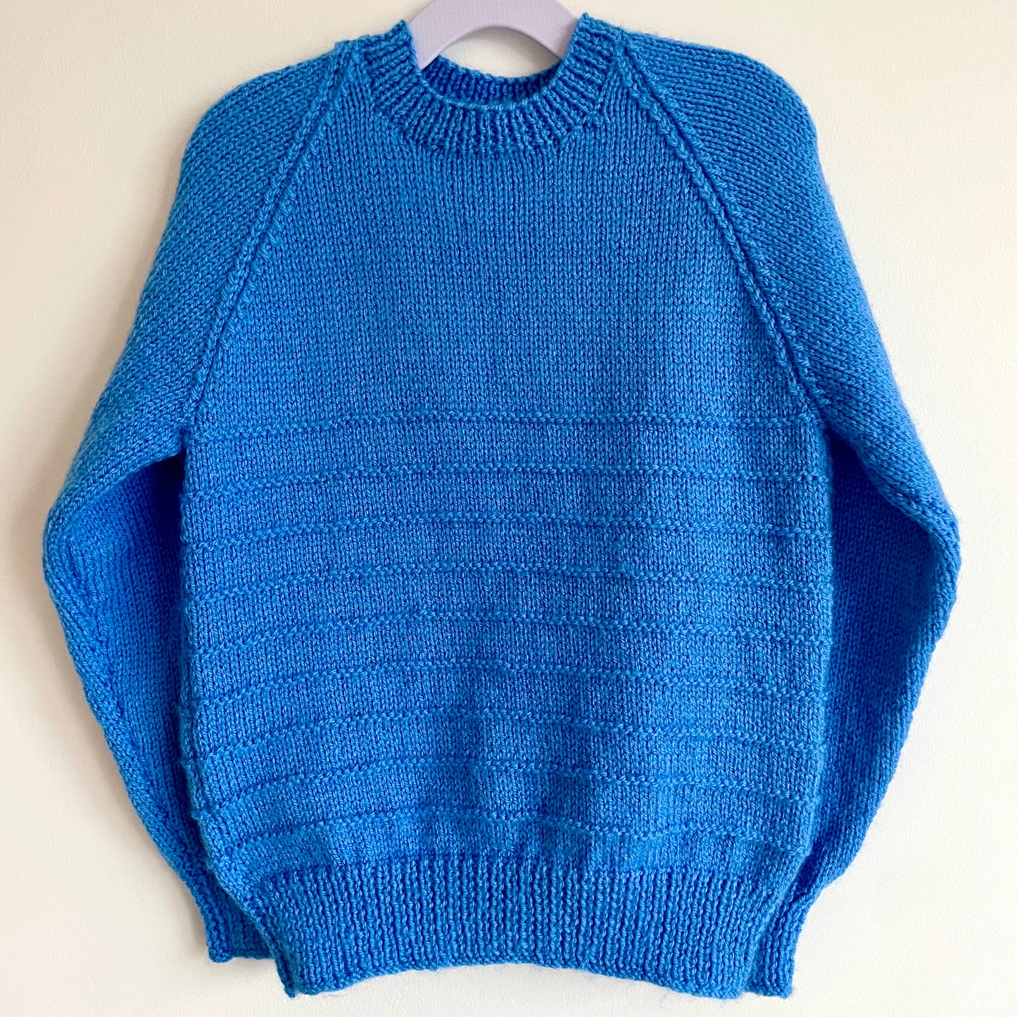 "I'll Huff And I'll Puff” Handmade Jumper Size Approx 4-6 Years