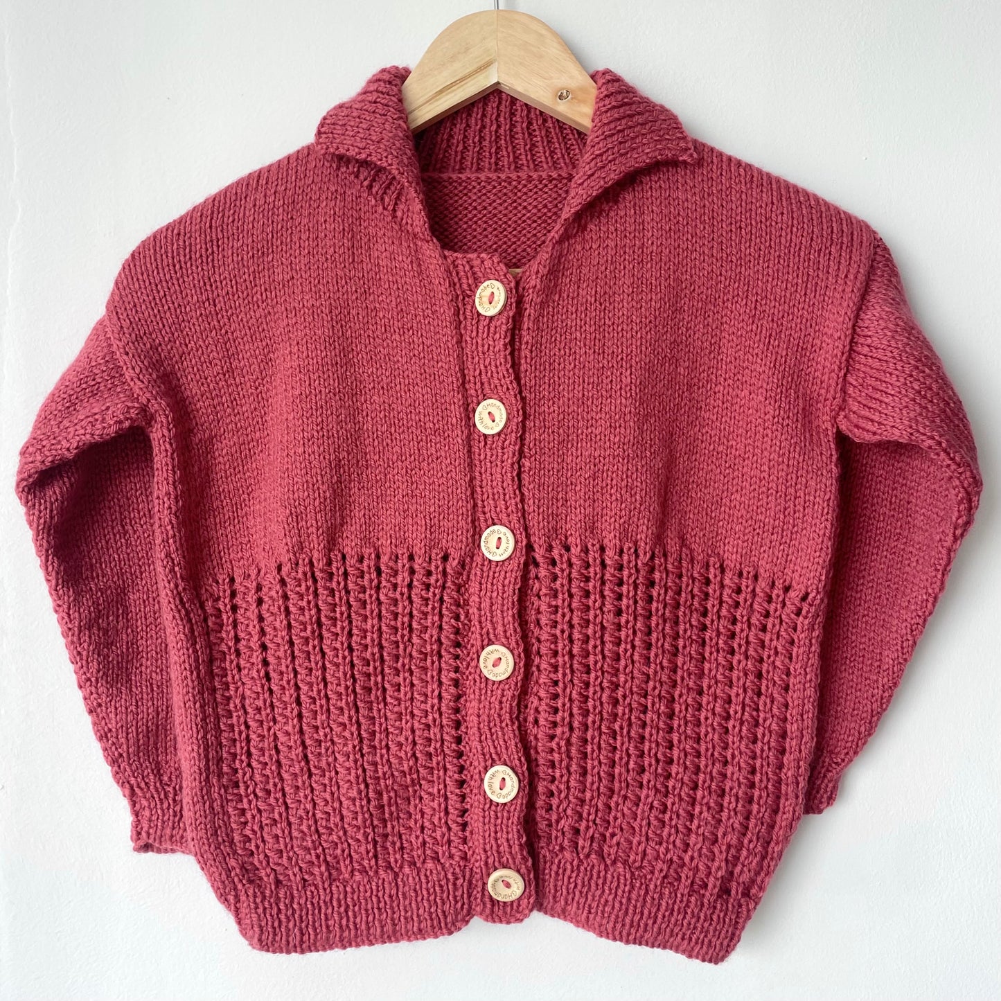 "I ♥️ Paris” Handmade Cardigan Size Approx 6-8 Years