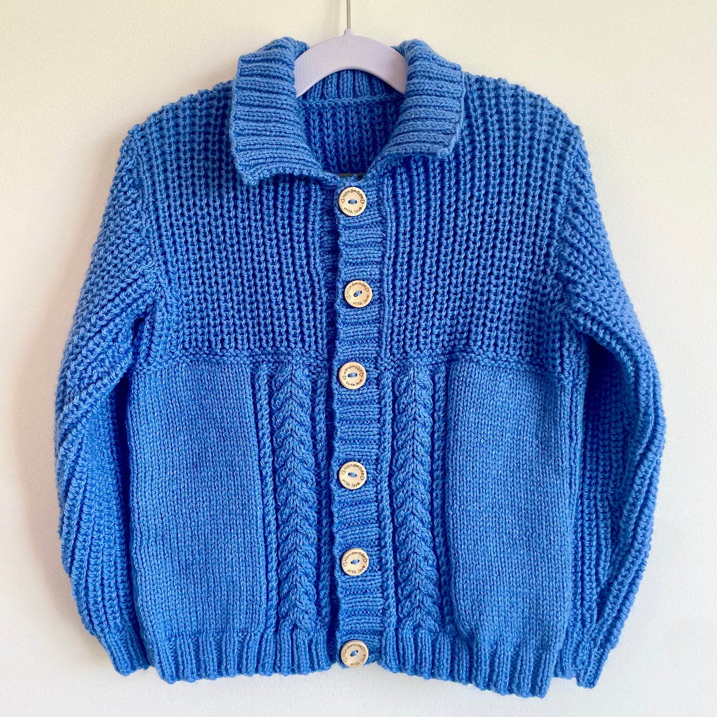 "Vitamin Sea” Handmade Cardigan Size Approx 3-4 Years