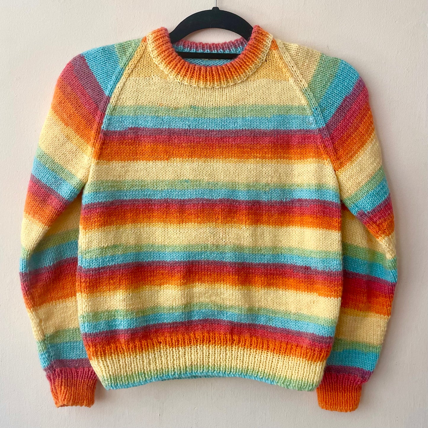 "Wild Thing” Handmade Jumper Size Approx 7-9 Years