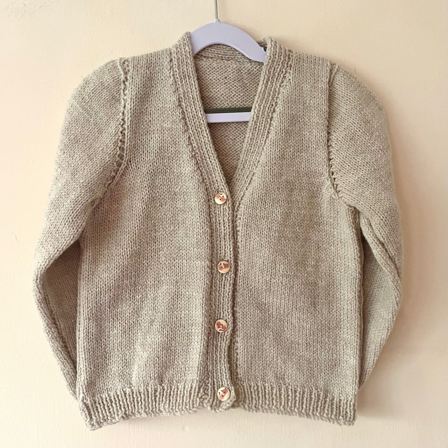 "Santa Paws” Handmade Cardigan Size Approx 4-5 Years