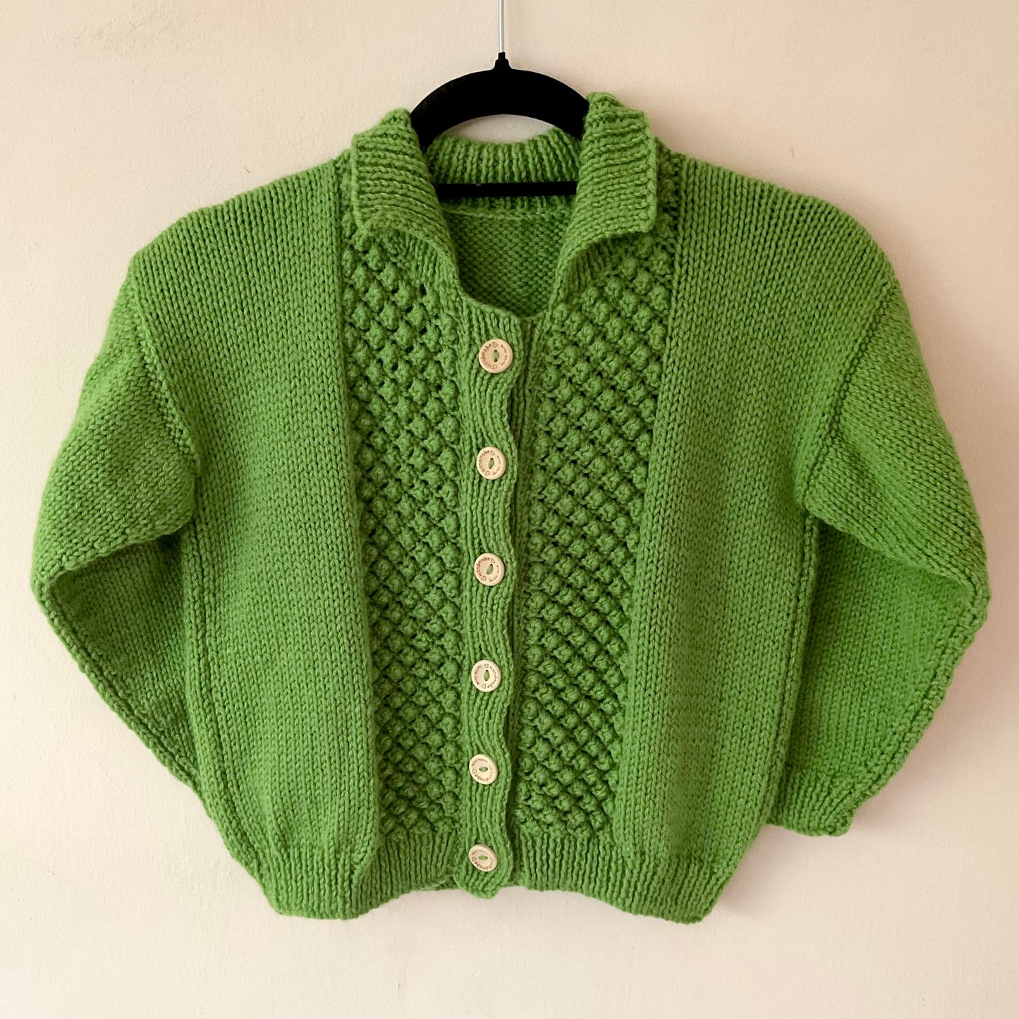 "Dear Santa” Handmade Cardigan Size Approx 5-7 Years