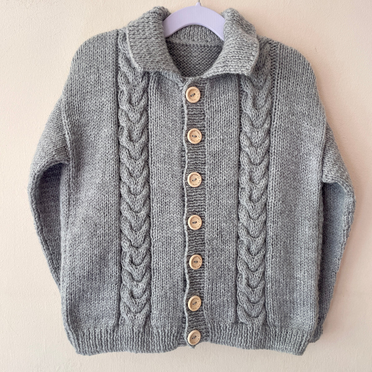 "Pumpkin Season" Handmade Cardigan Size Approx 4-5 Years