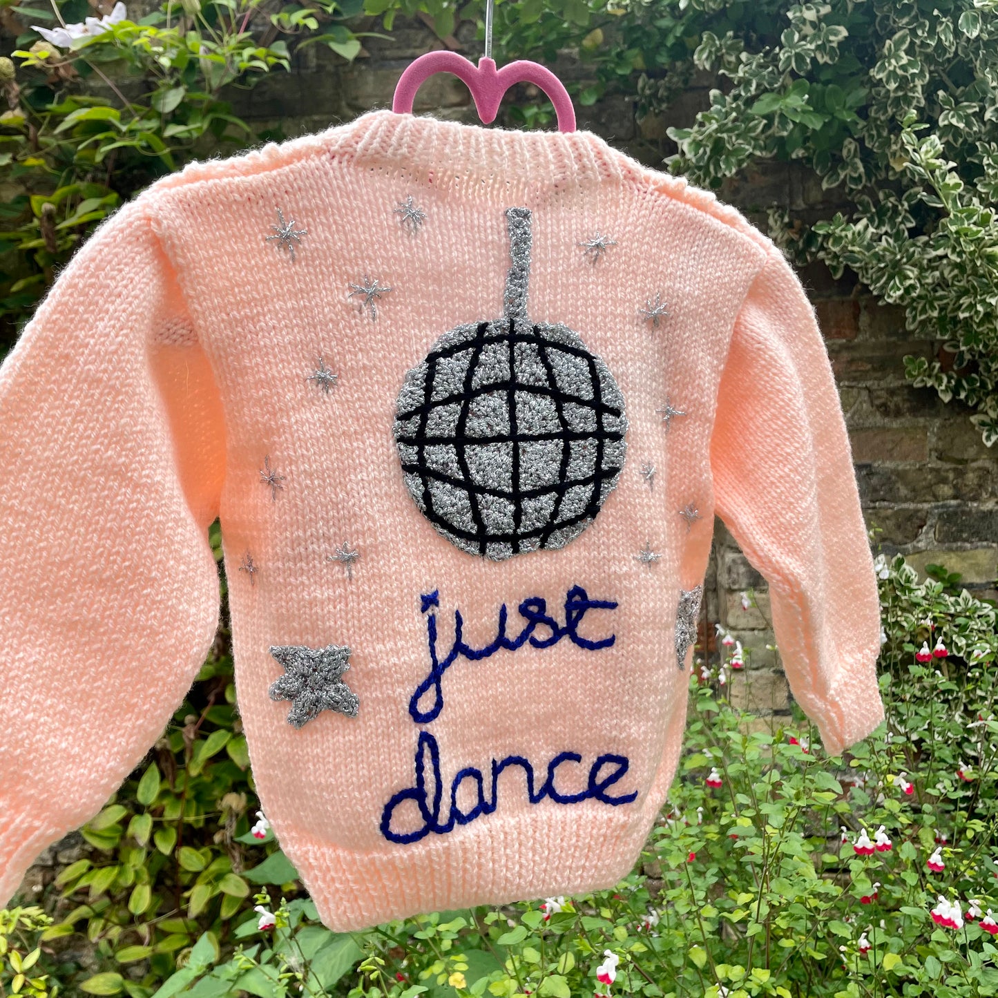 "Just Dance" Handmade Cardigan Size Approx 18 months to 2.5 Years