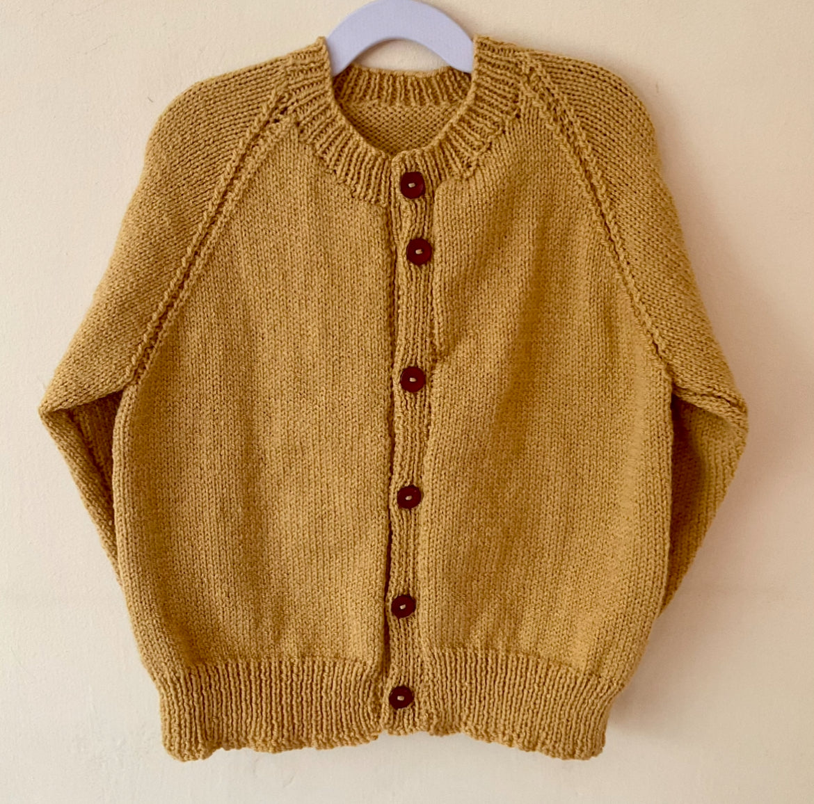 "Pumpkin Season" Handmade Cardigan Size Approx 5-7 Years