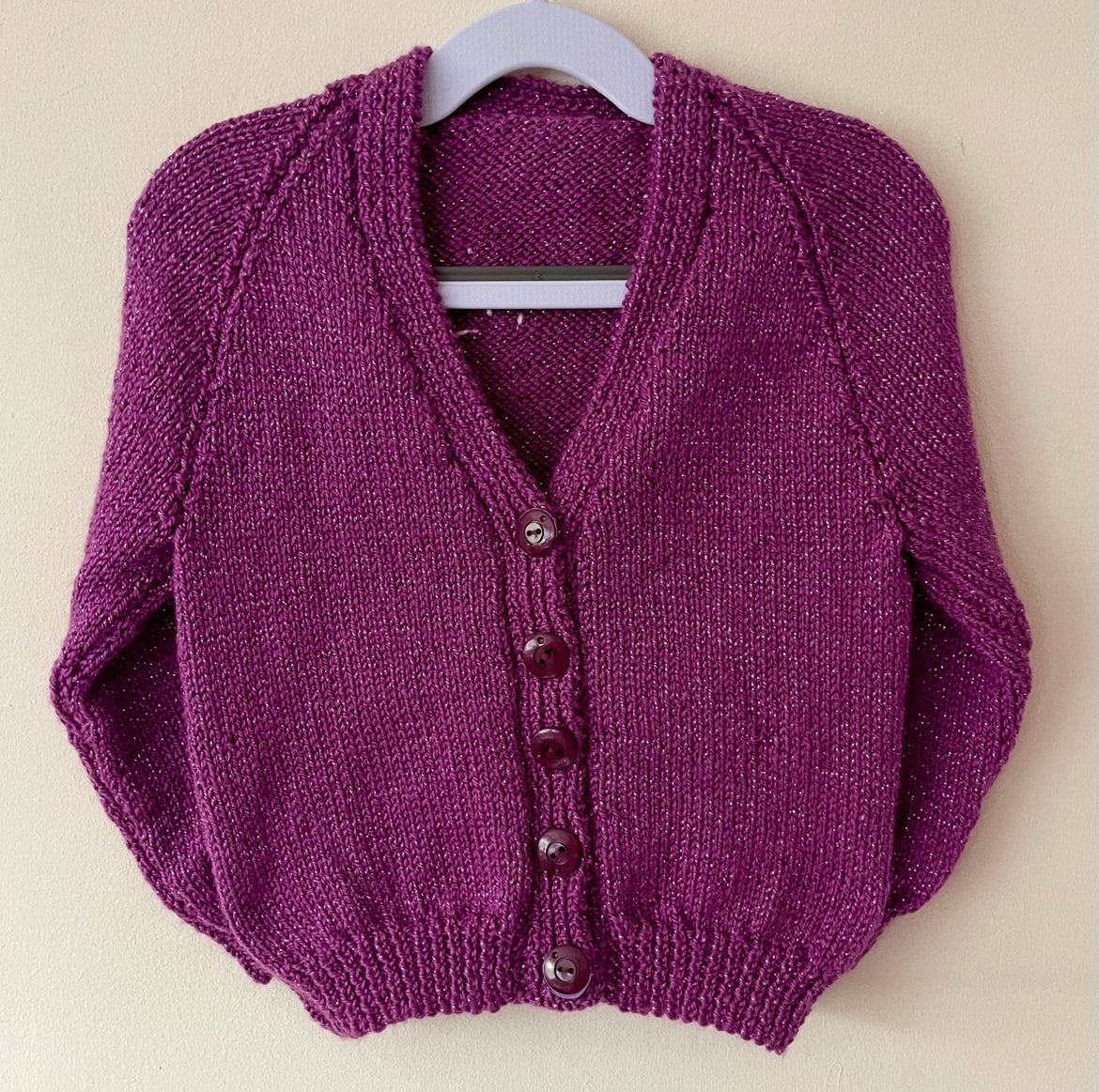 "Too Cute To Spook" Handmade Cardigan Size Approx 2-4 Years