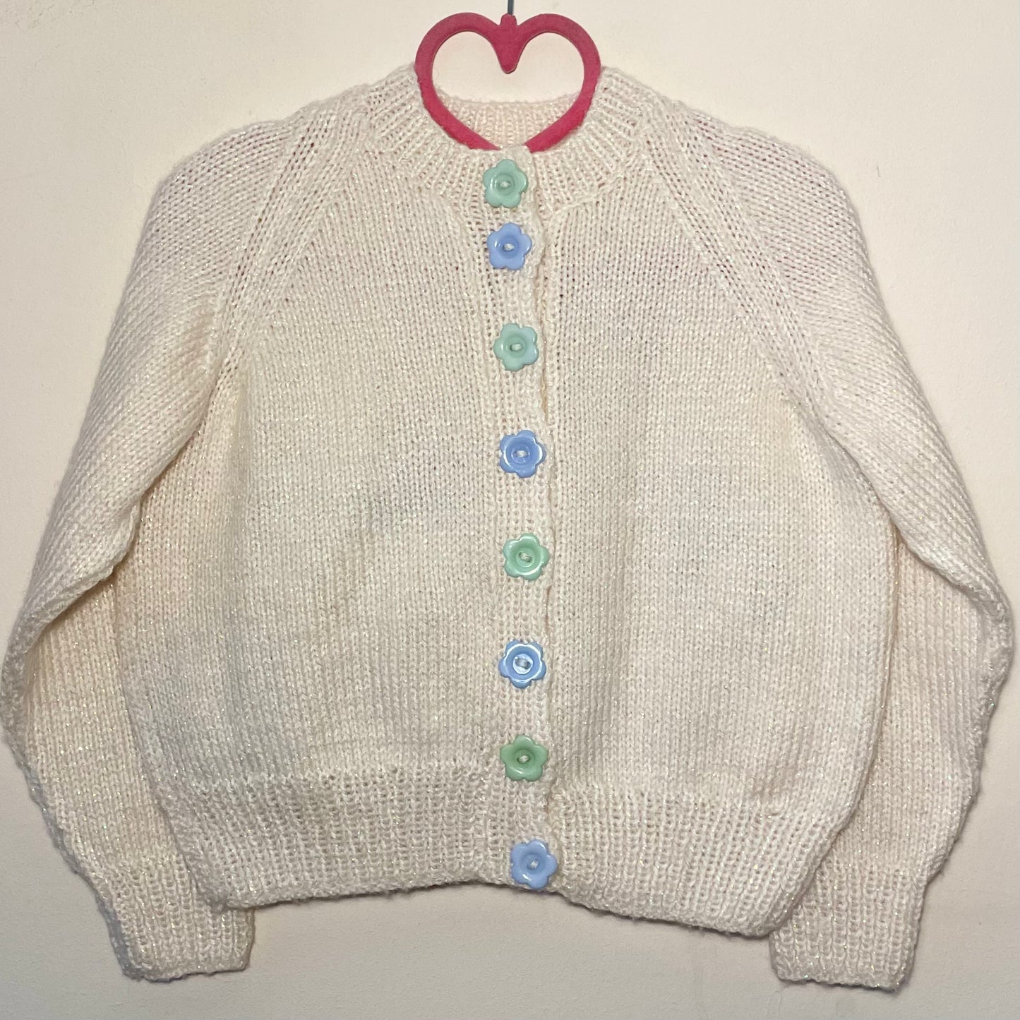 🎄Day 4🎄“HO HO HO” Christmas Handmade Cardigan Size Approx 2.5-3.5 Years