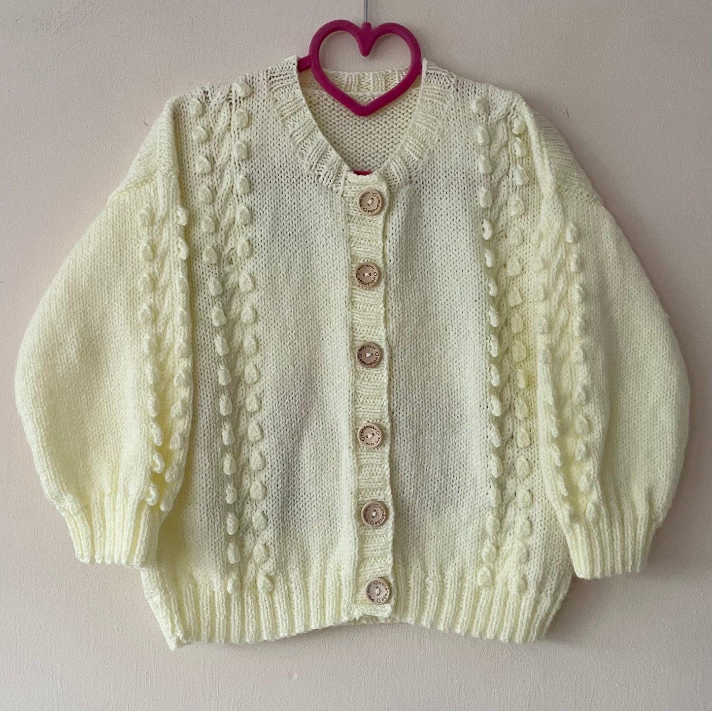 🎄Day 6🎄“Jingle Bell Rock” Christmas Handmade Cardigan Size Approx 4-5 Years