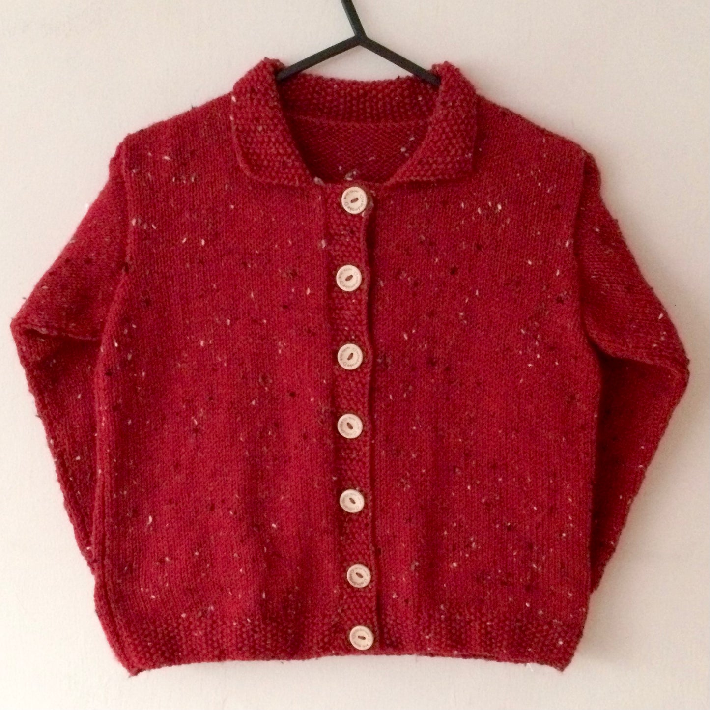 🎄Day 8🎄“Winter Wonderland” Christmas Handmade Cardigan Size Approx 4-6 Years